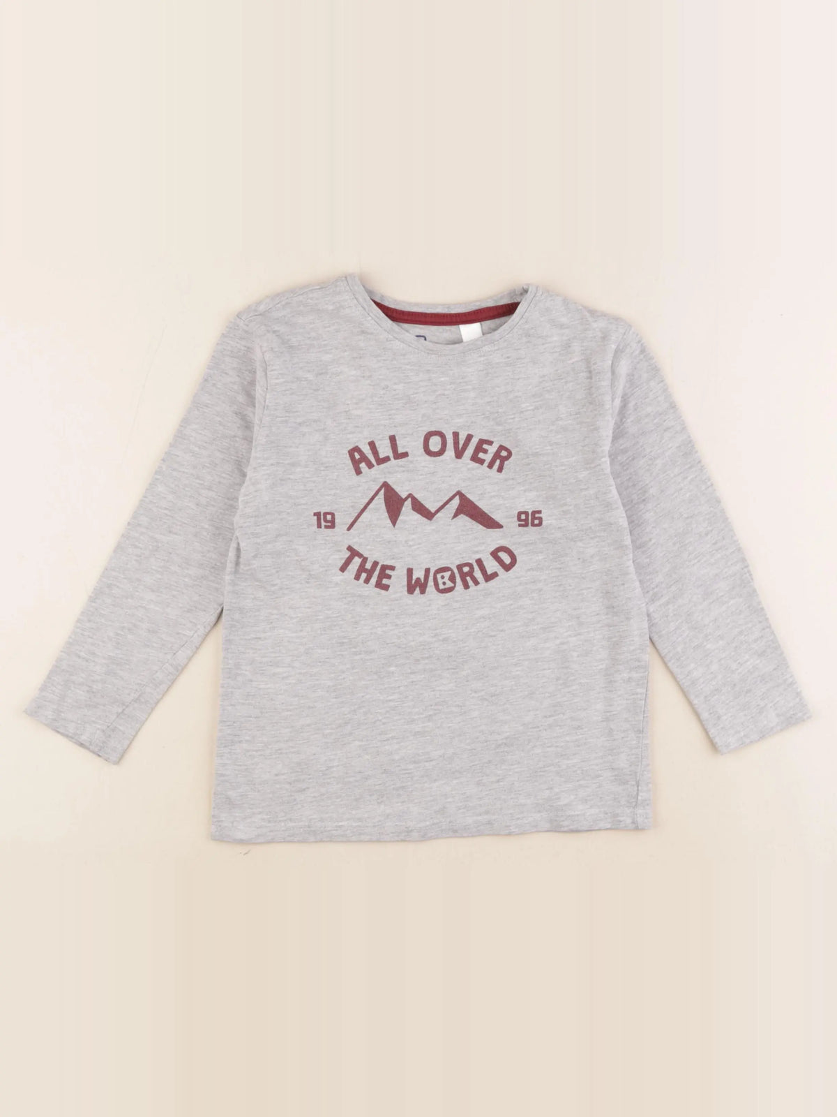 Okaidi - tee-shirt gris - 5 ans