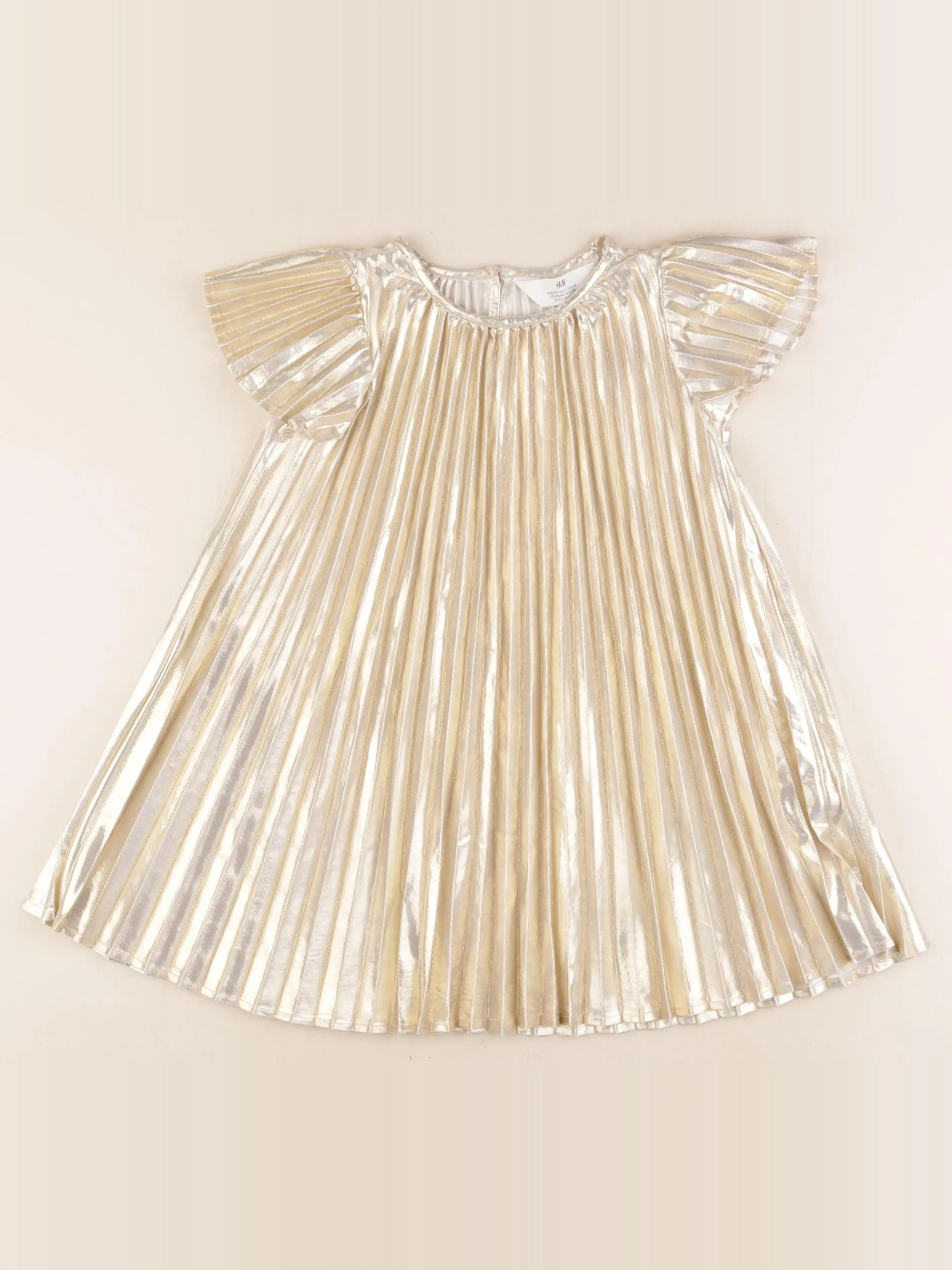 H&M - robe or - 4/5 ans