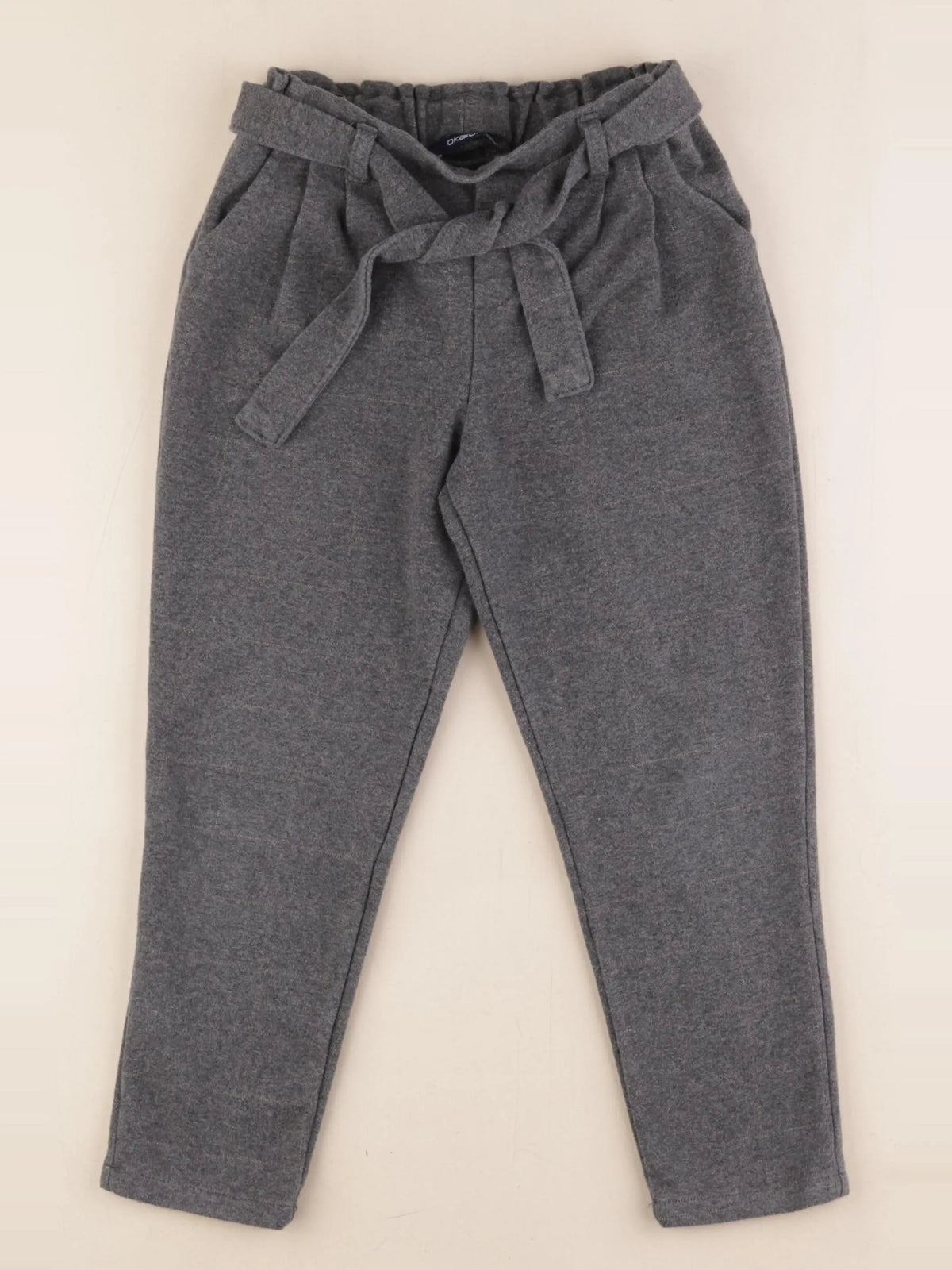 Okaidi - pantalon gris, or - 7 ans