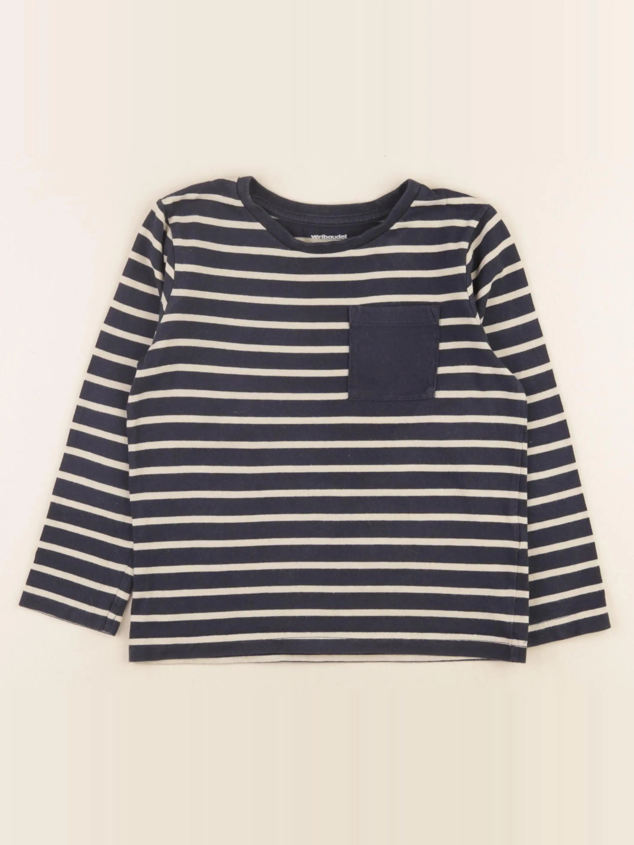 Vertbaudet - tee-shirt bleu - 6 ans