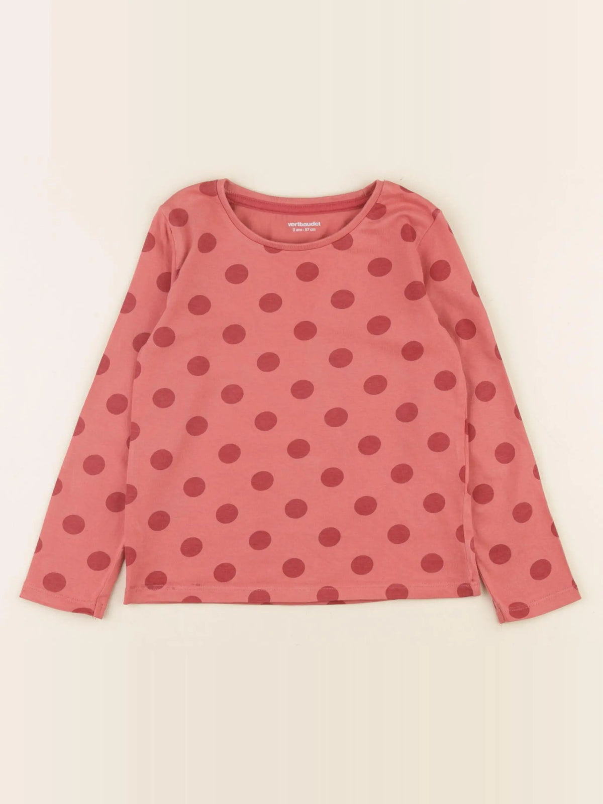 Vertbaudet - tee-shirt multicolore - 3 ans