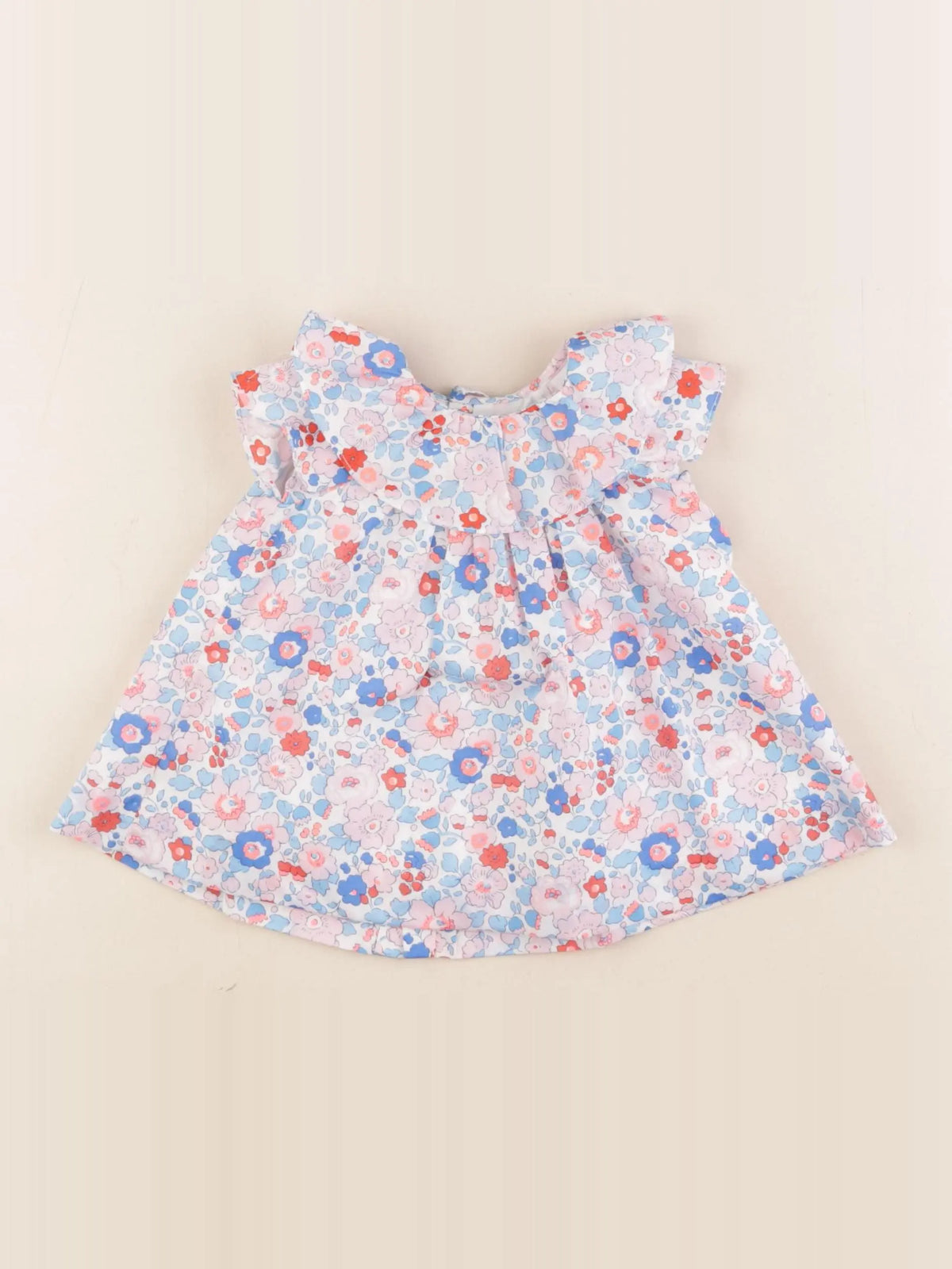 Jacadi - robe liberty multicolore - 1 mois