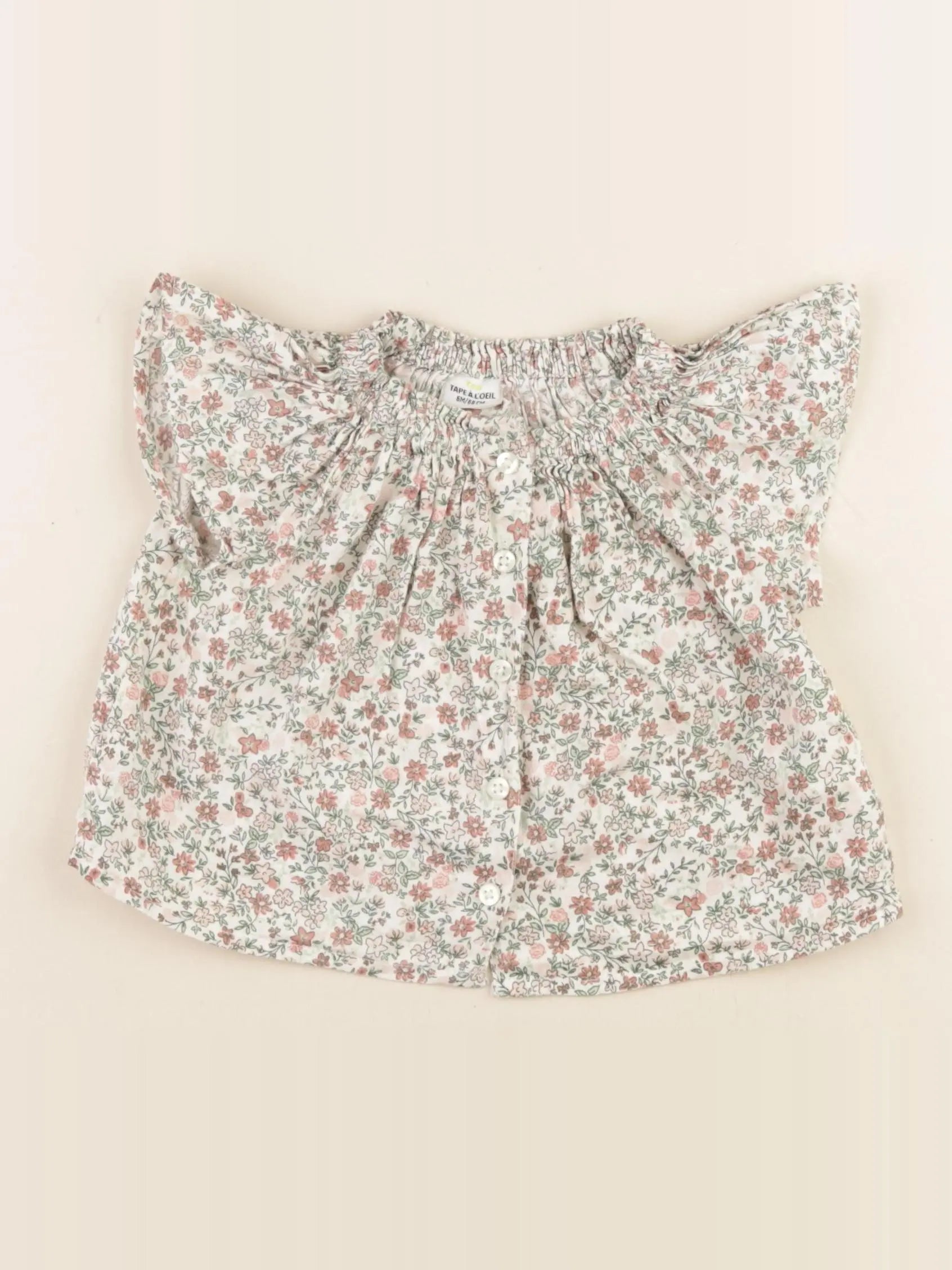 Tape à l'oeil - blouse multicolore - 6 mois