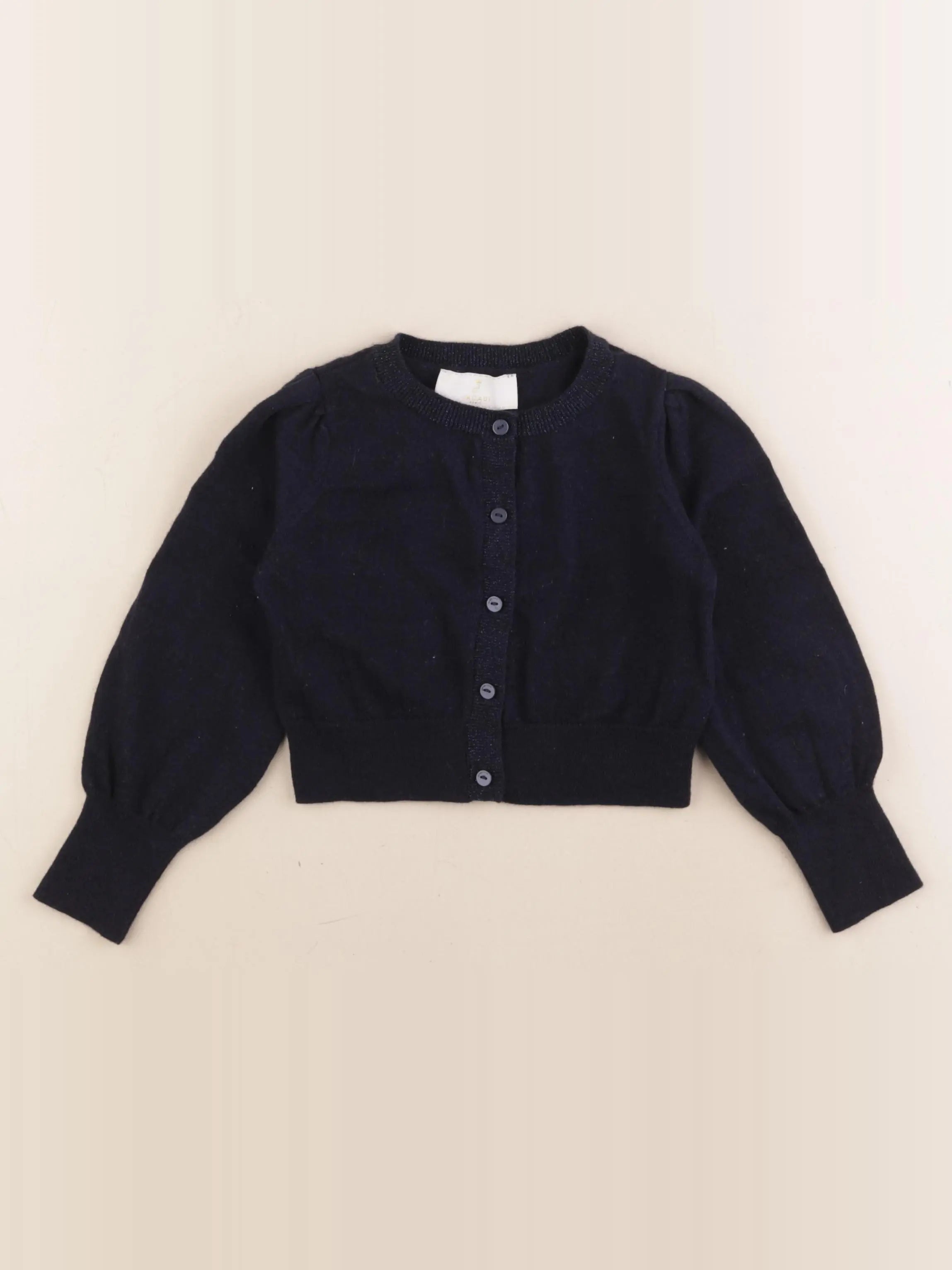 Jacadi - gilet bleu - 4 ans