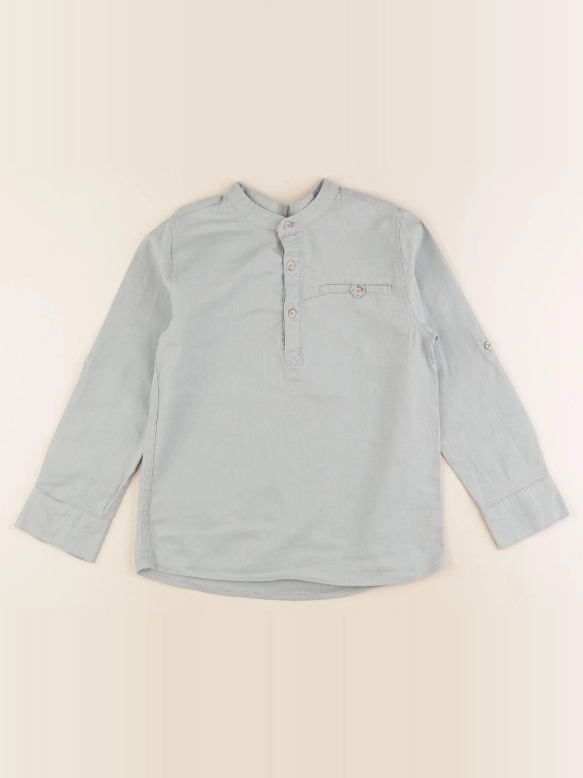 Vertbaudet - chemise vert - 8 ans
