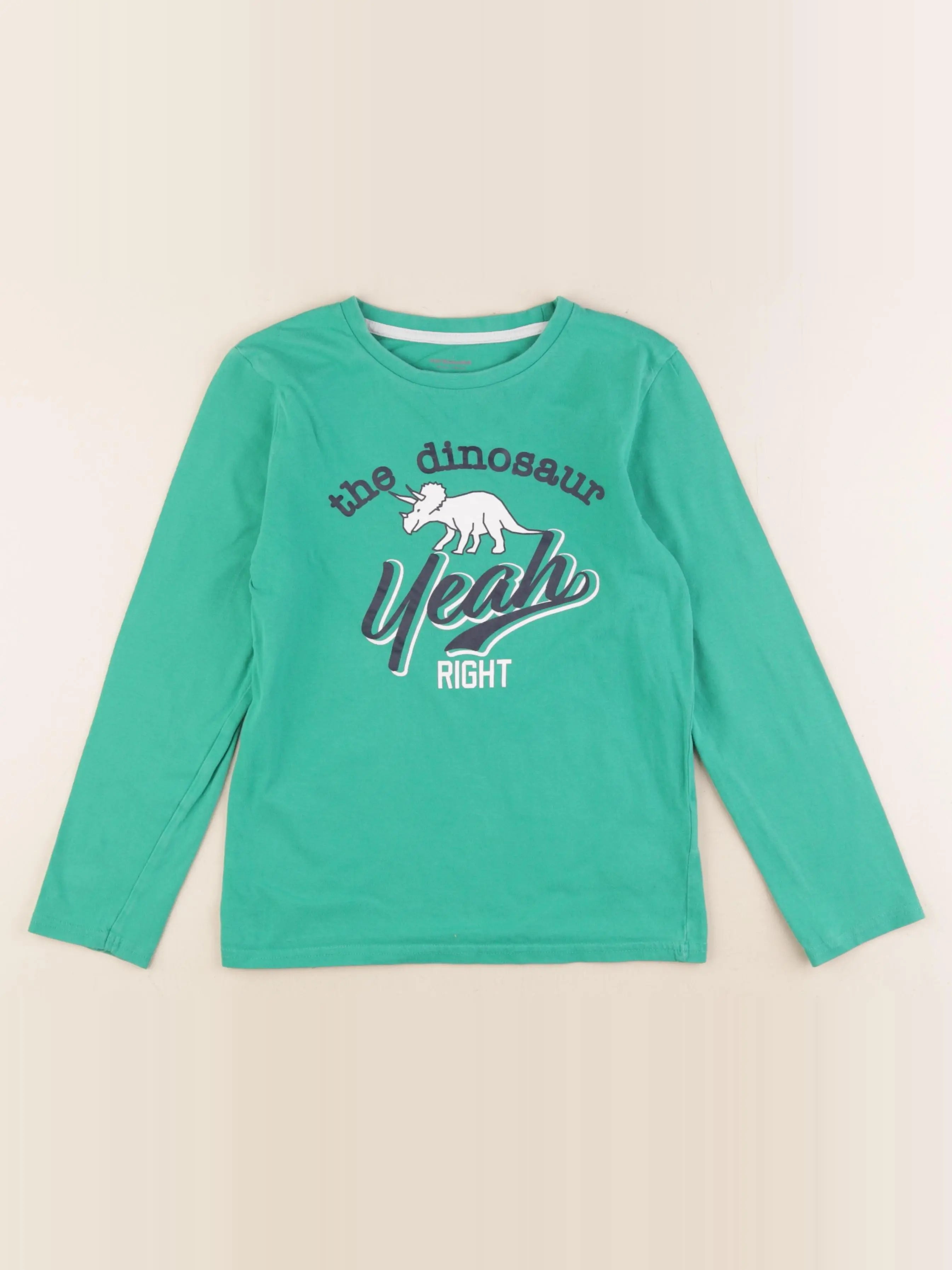 Vertbaudet - tee-shirt vert - 10 ans