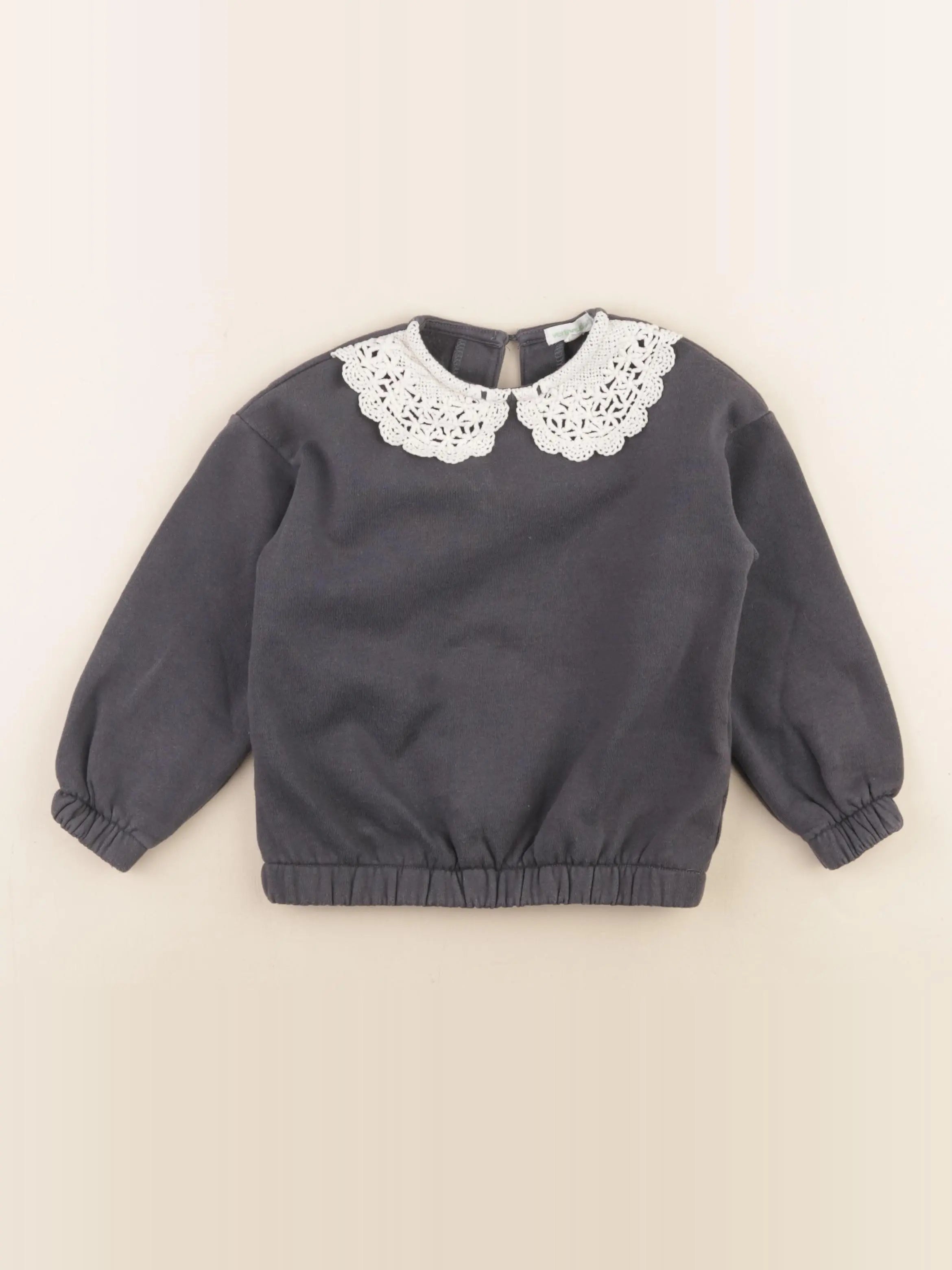 Vertbaudet - sweat gris - 4 ans