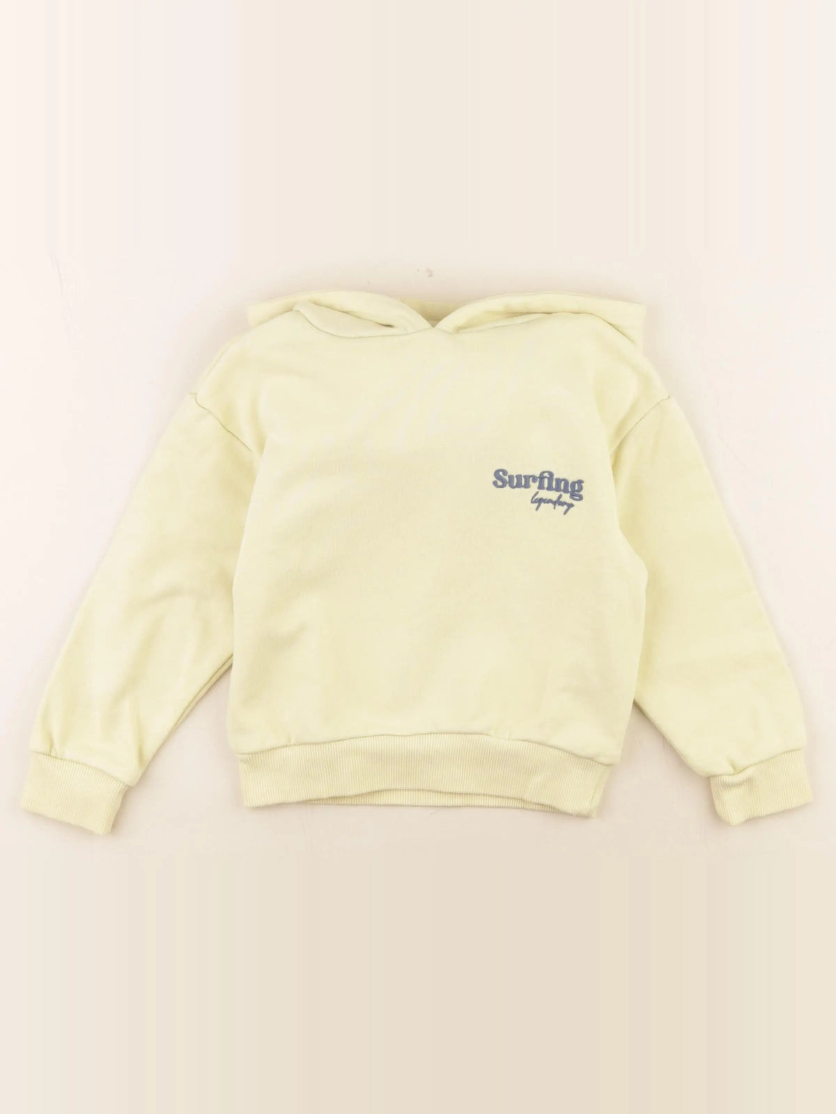 Cyrillus - sweat imprimé au dos jaune - 4 ans