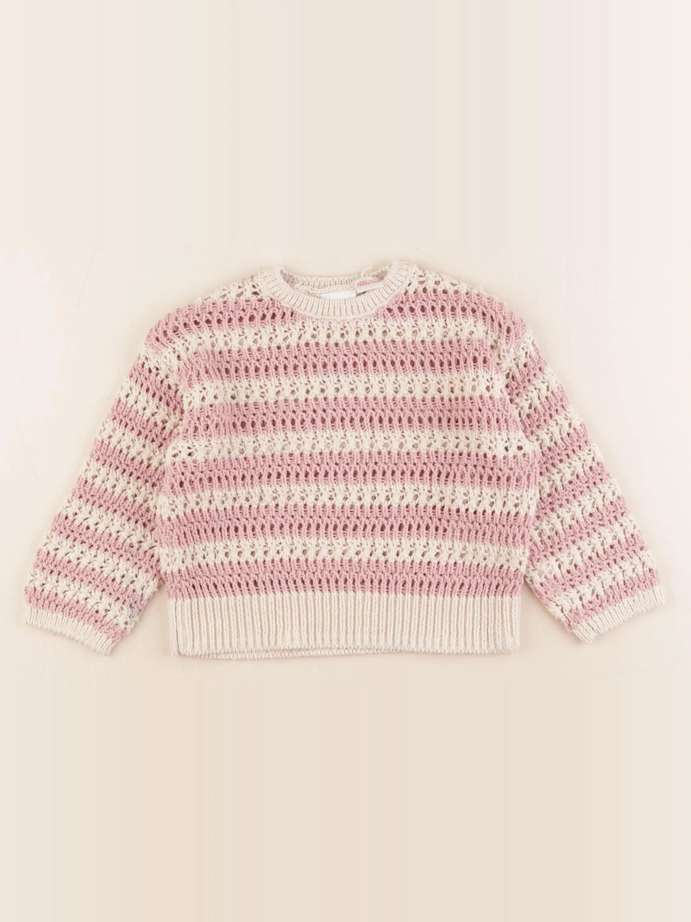 Zara - pull rose - 2 ans