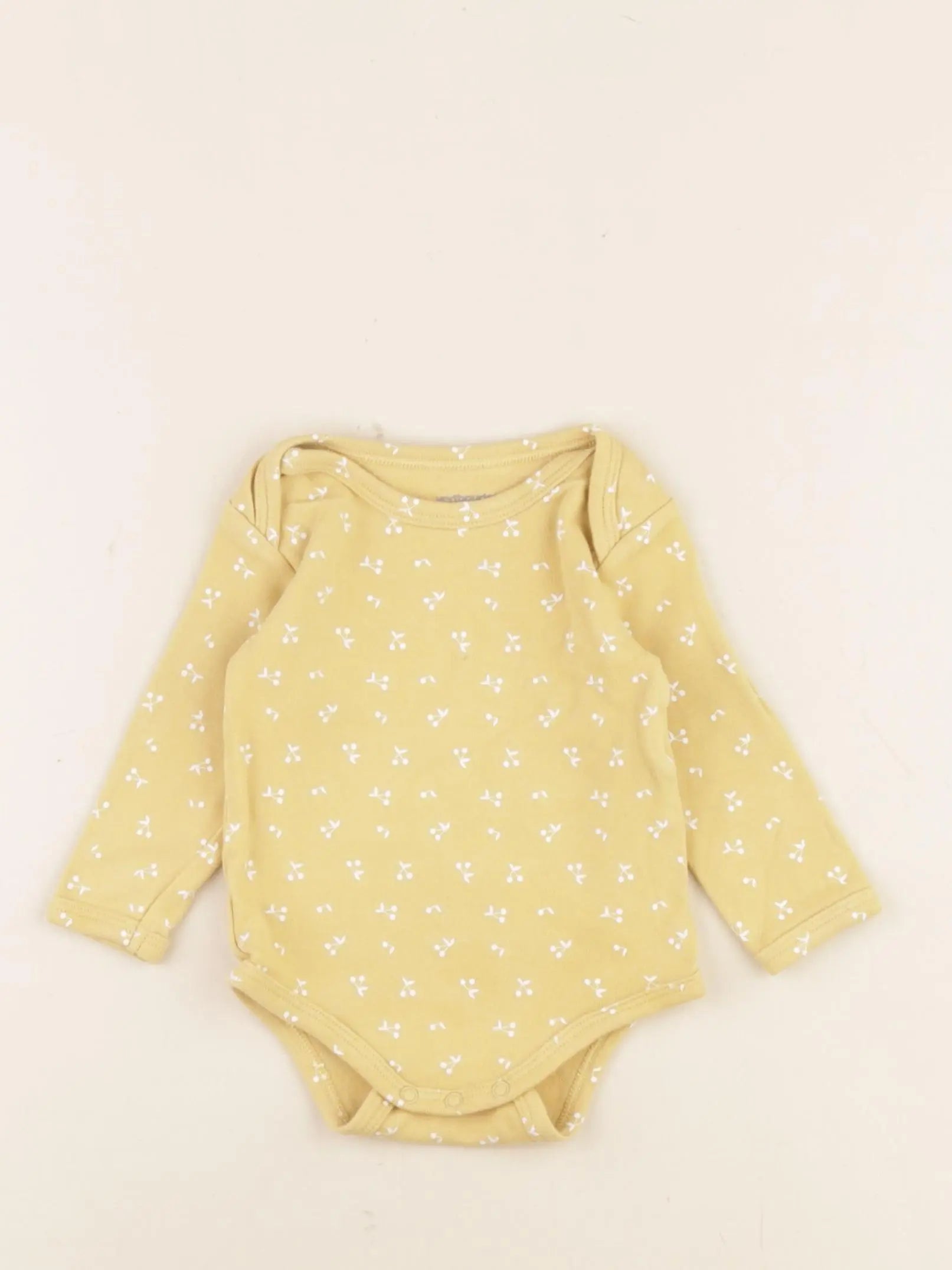 Vertbaudet - body jaune - 6 mois