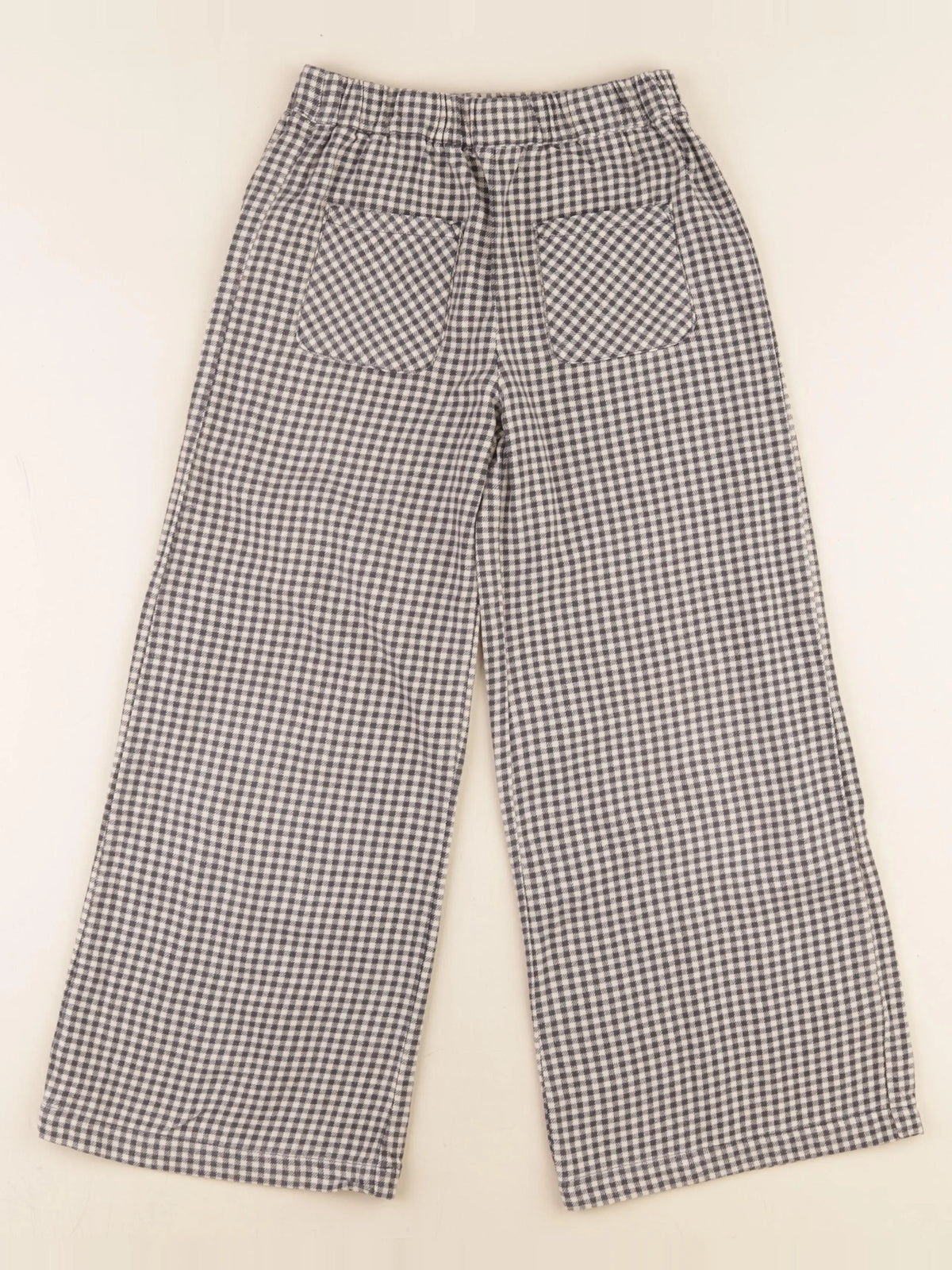 Vertbaudet - pantalon gris, beige - 9 ans