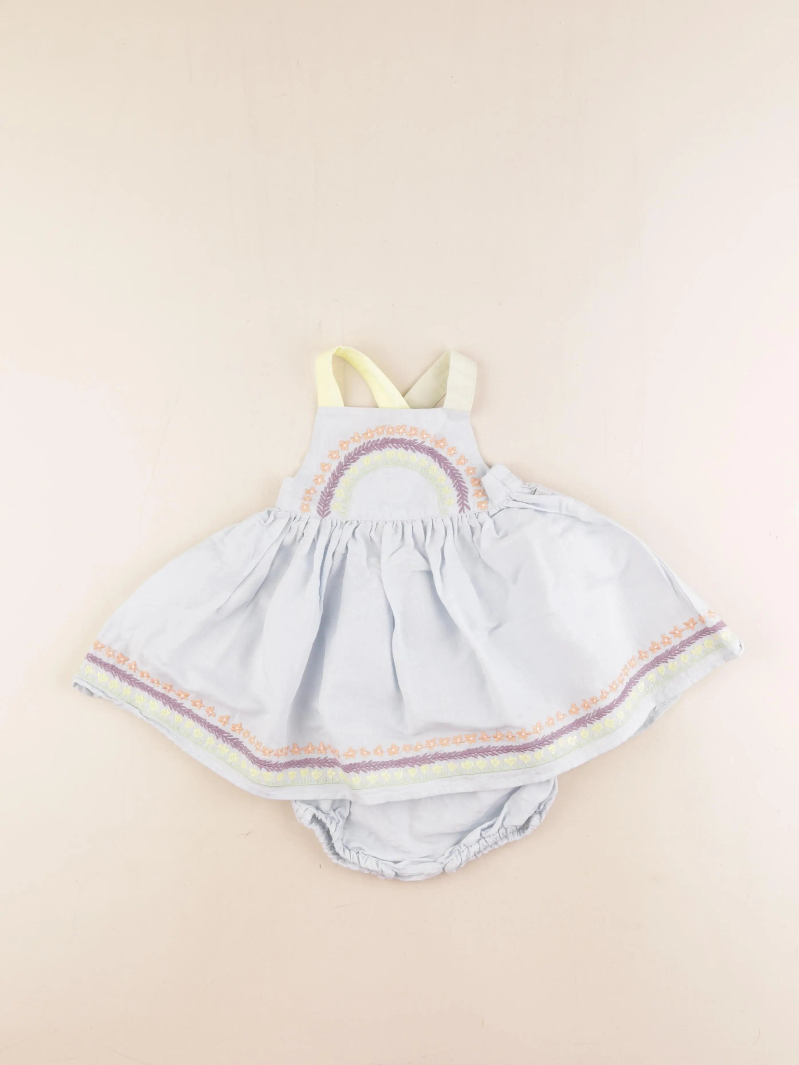 Stella McCartney Kids - robe bleu, multicolore - 12 mois