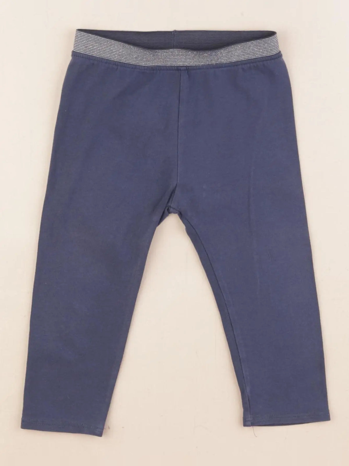 Vertbaudet - legging bleu - 18 mois