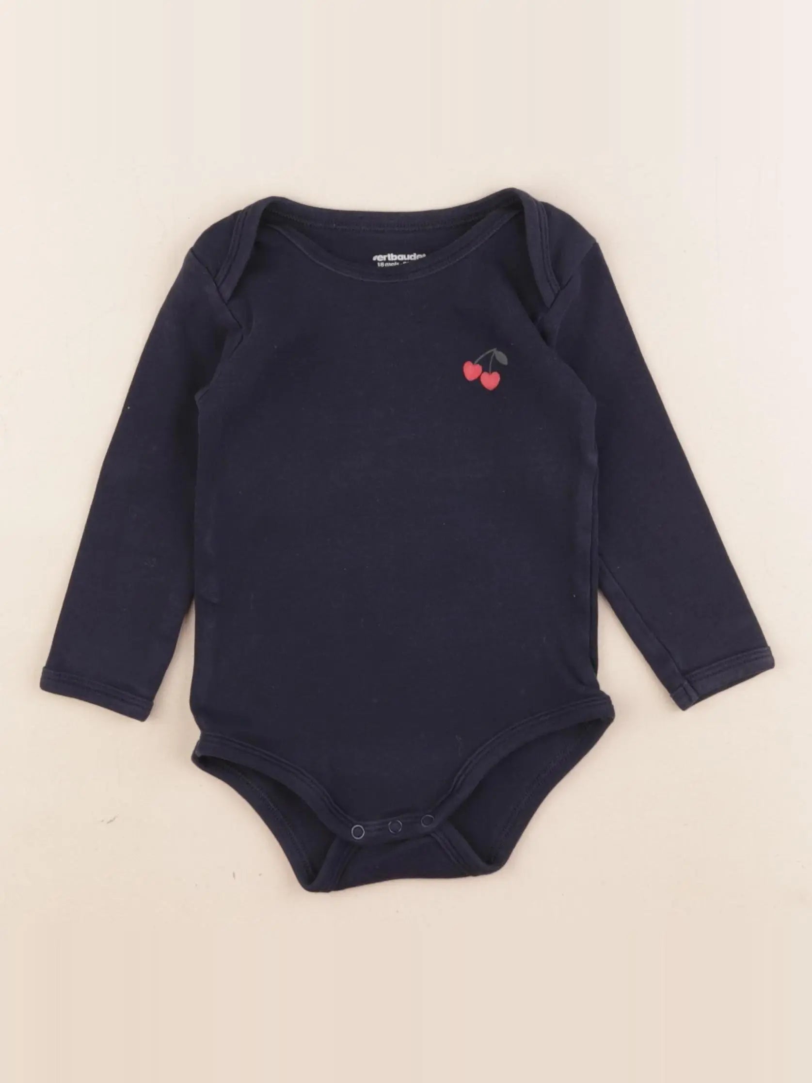 Vertbaudet - body bleu - 18 mois