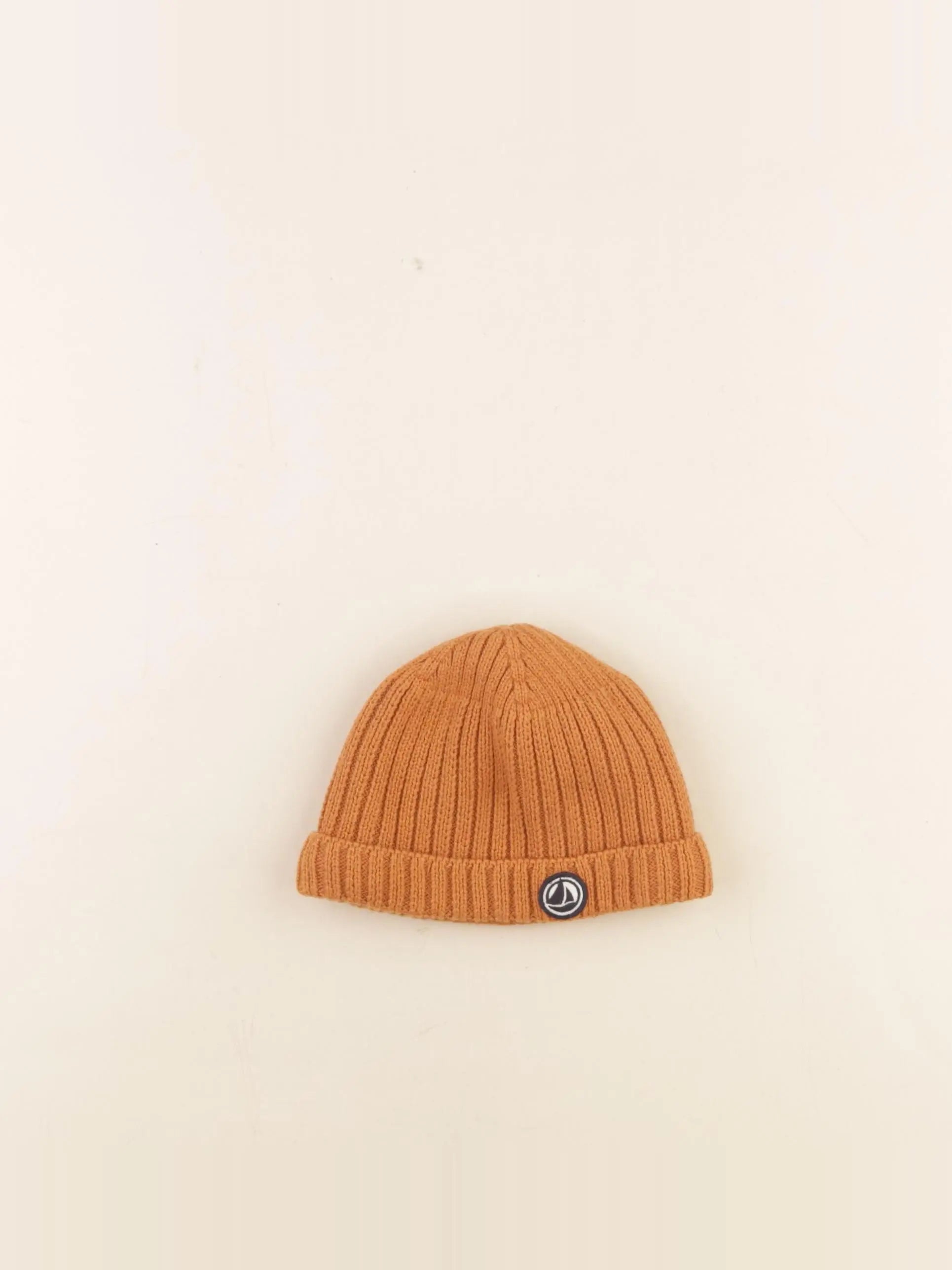 Petit Bateau - bonnet orange - 12/18 mois