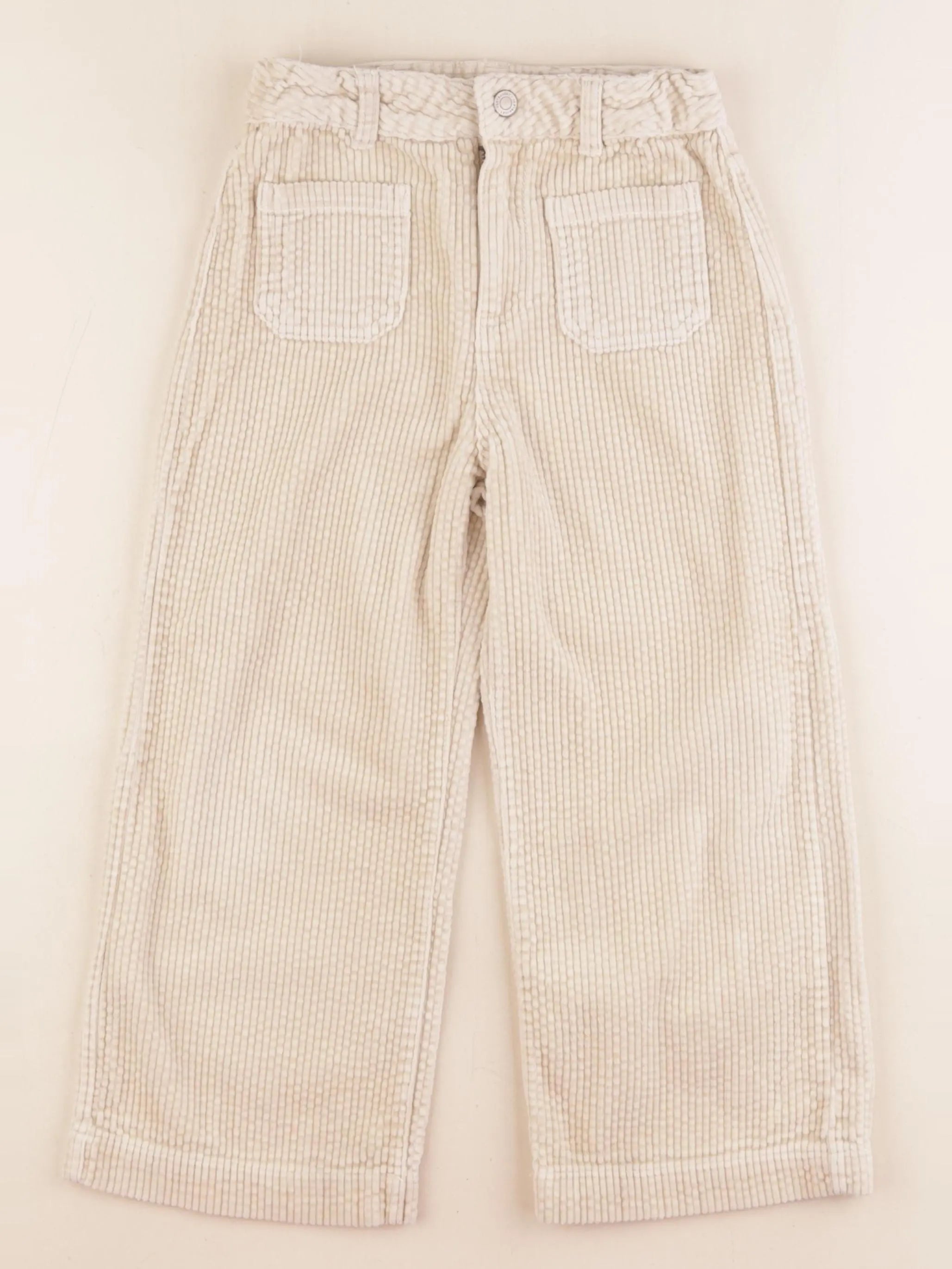 Vertbaudet - pantalon beige - 6 ans