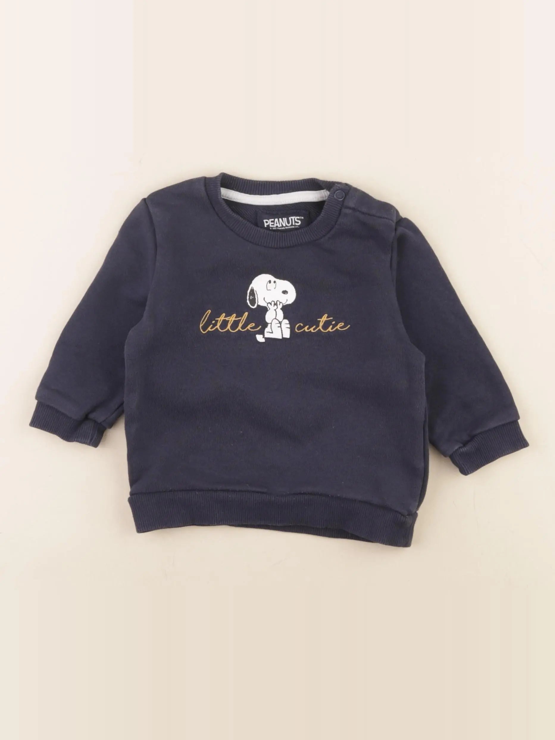 Cyrillus - sweat bleu - 9 mois