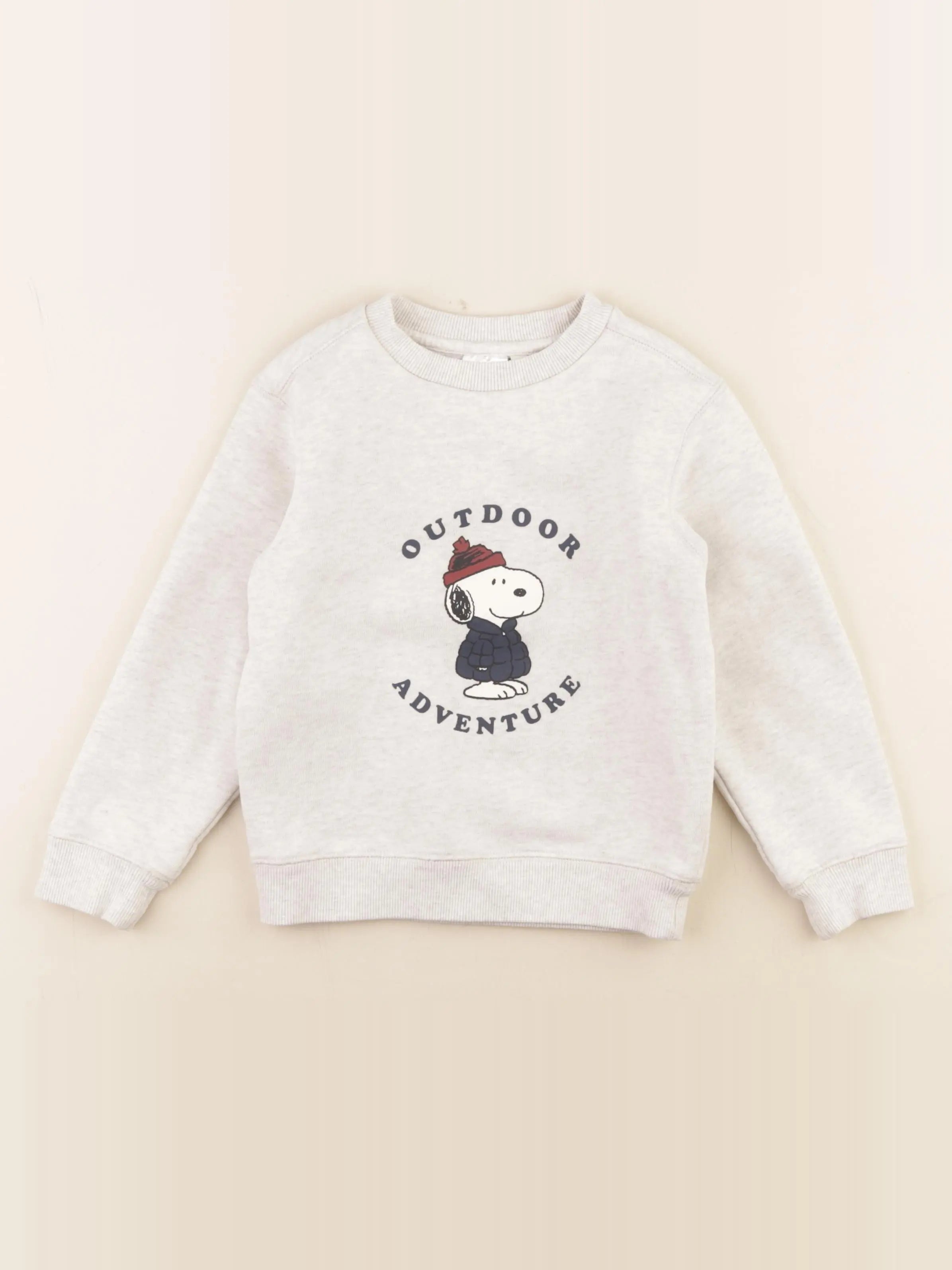 Cyrillus - sweat beige - 4 ans