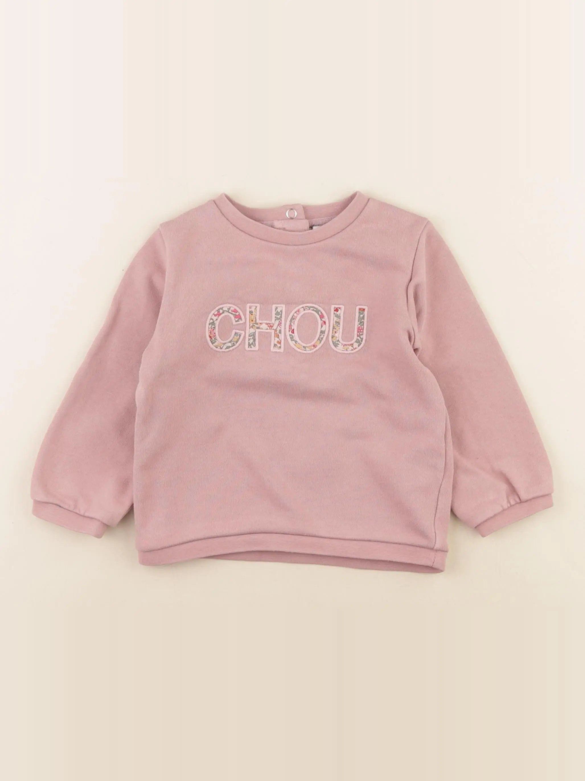 Cyrillus - sweat rose - 18 mois
