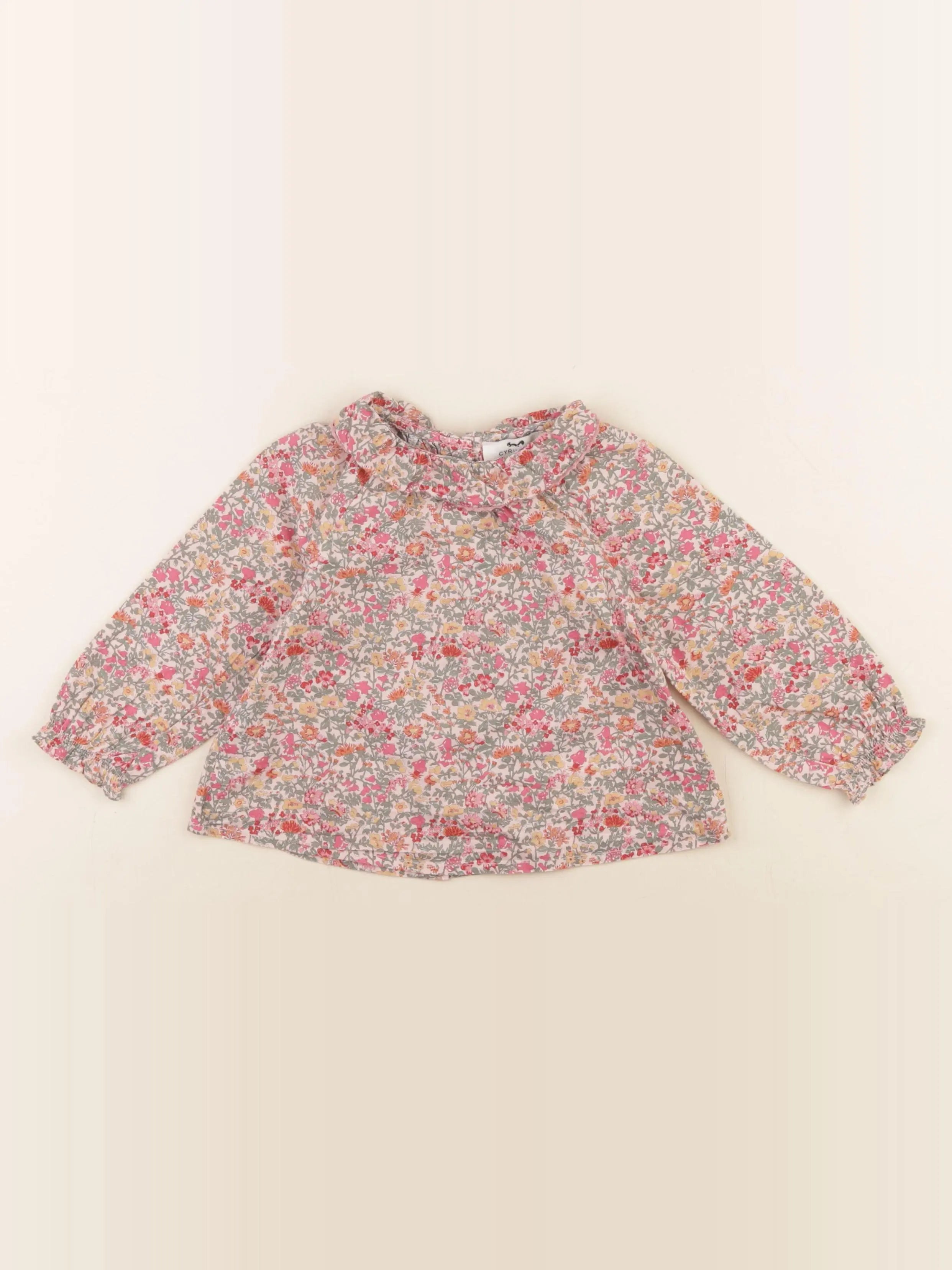 Cyrillus - blouse multicolore - 18 mois