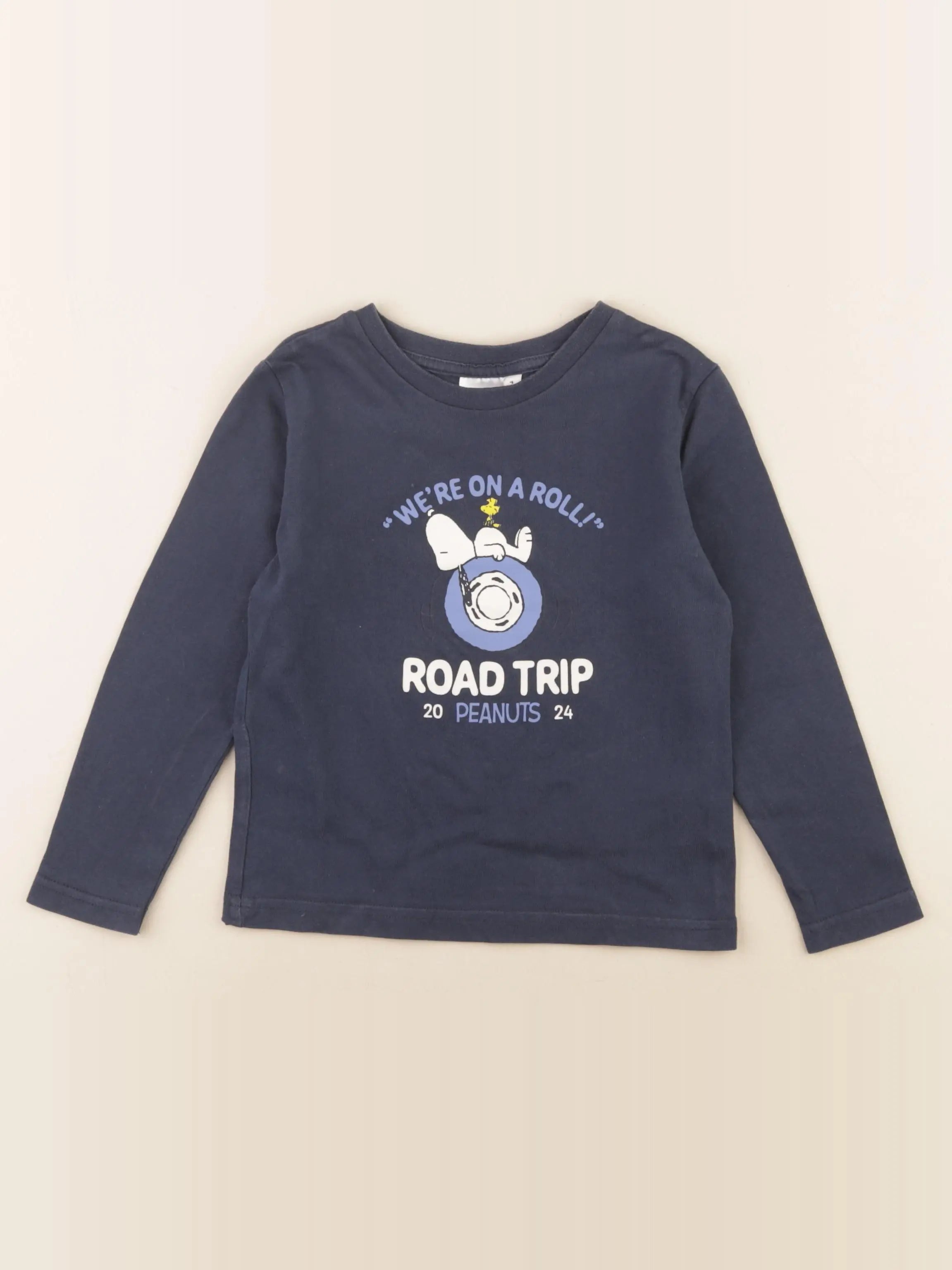 Cyrillus - tee-shirt bleu - 4 ans