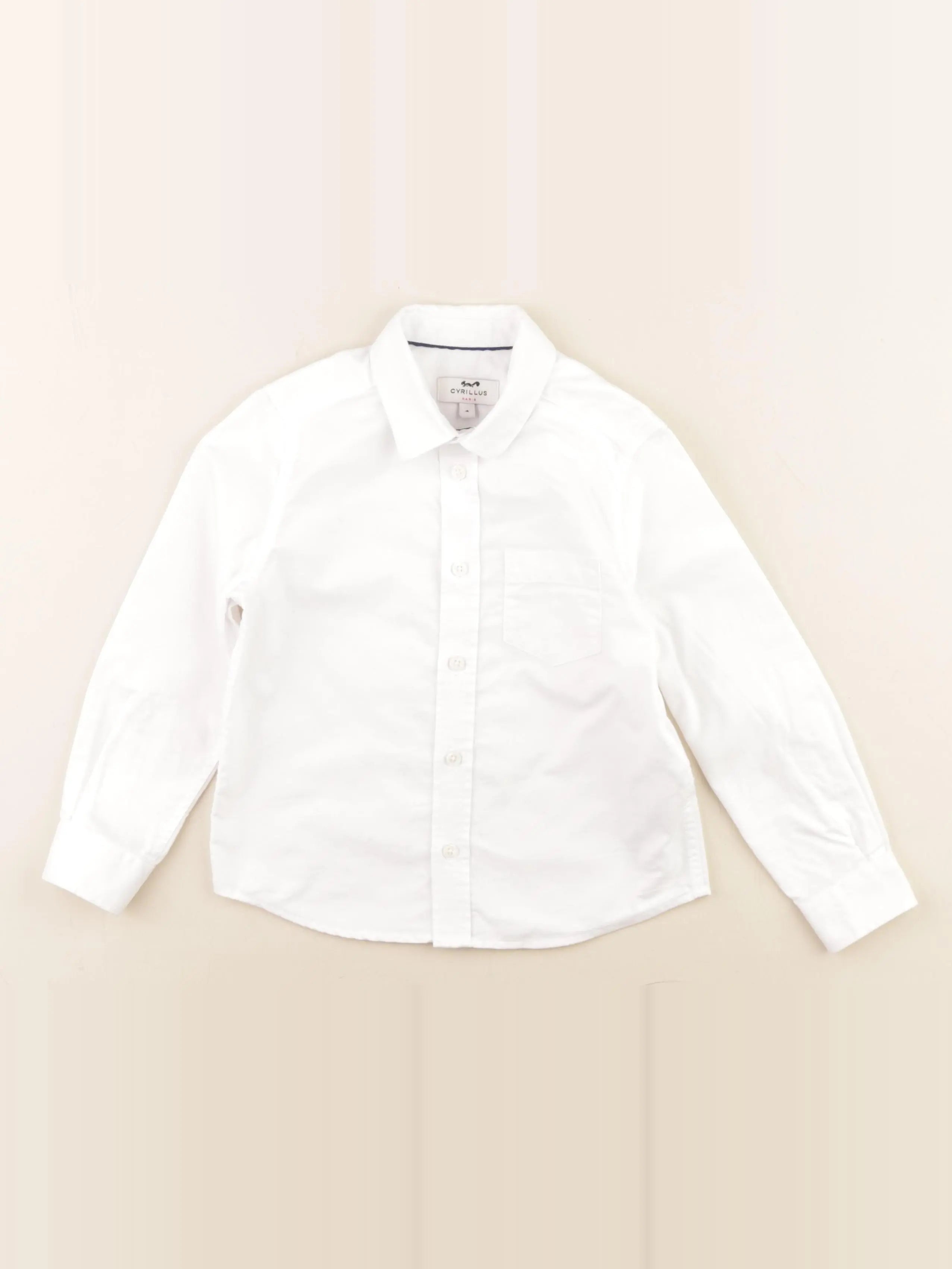 Cyrillus - chemise blanc - 4 ans