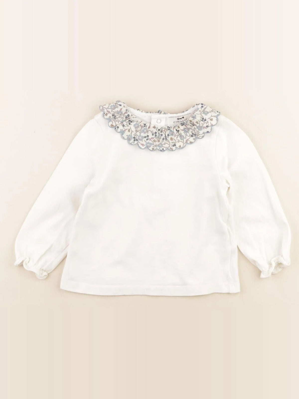 Cyrillus - tee-shirt beige - 18 mois