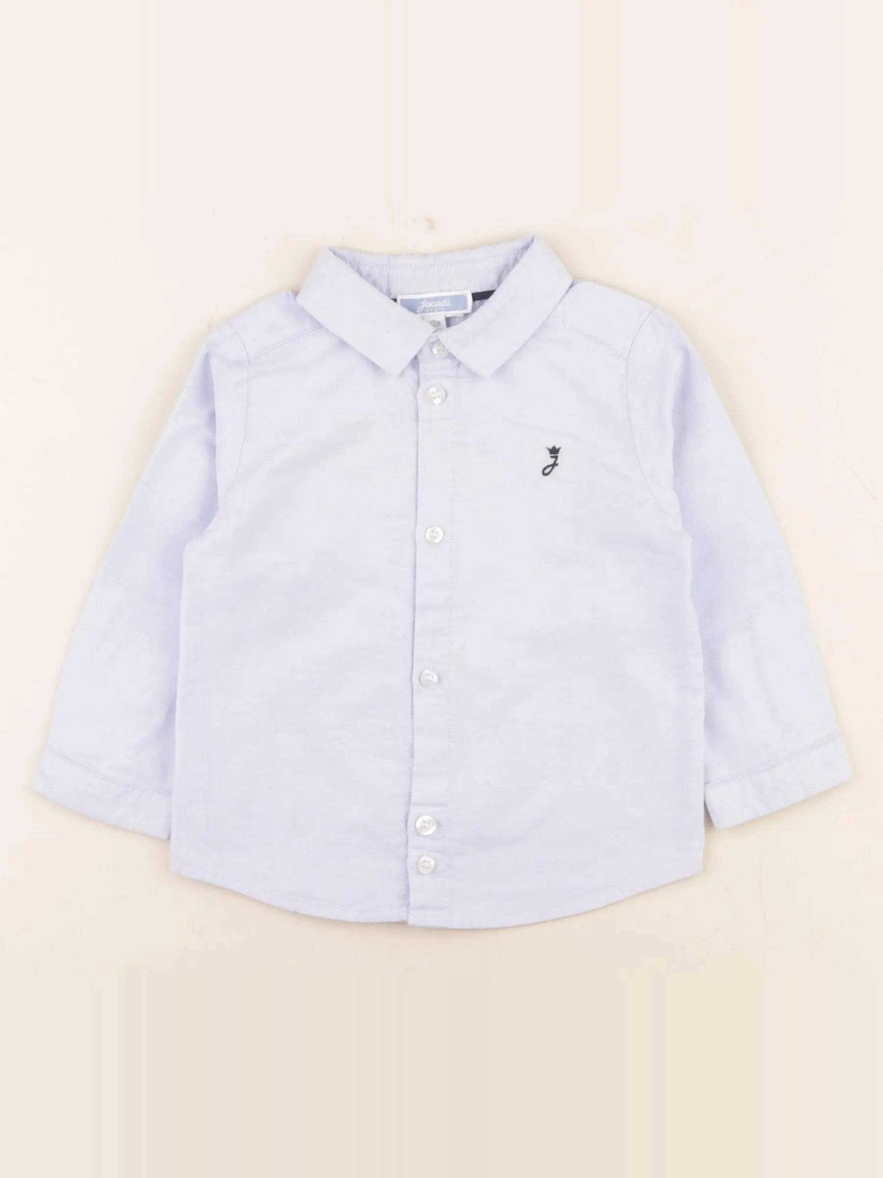Jacadi - chemise bleu - 24 mois