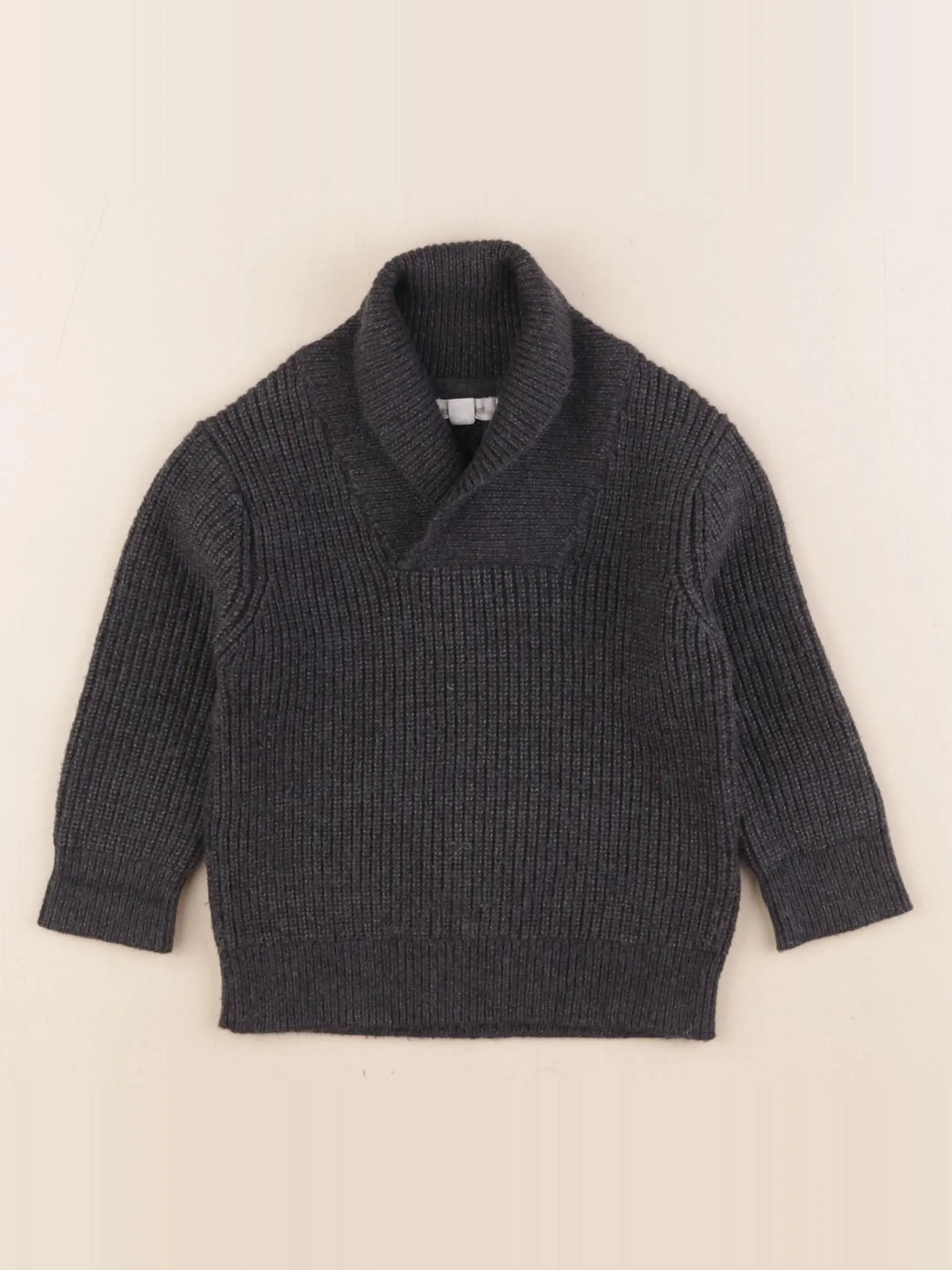 Vertbaudet - pull gris - 2 ans