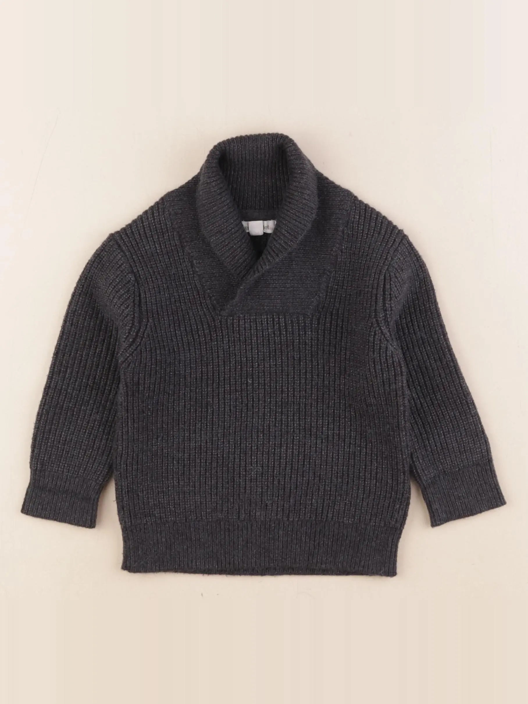 Vertbaudet - pull gris - 2 ans