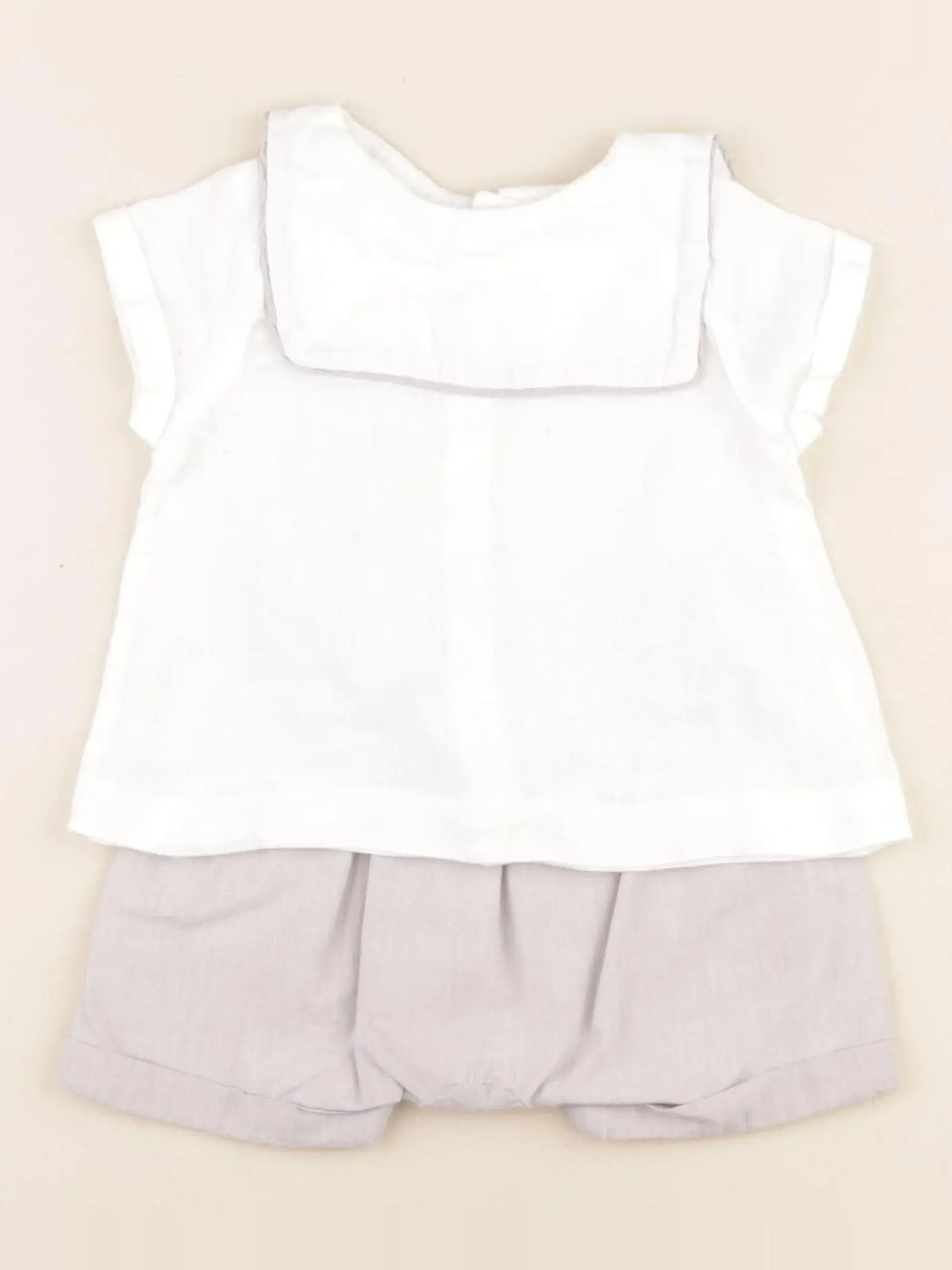 Jacadi - ensemble blanc - 6 mois