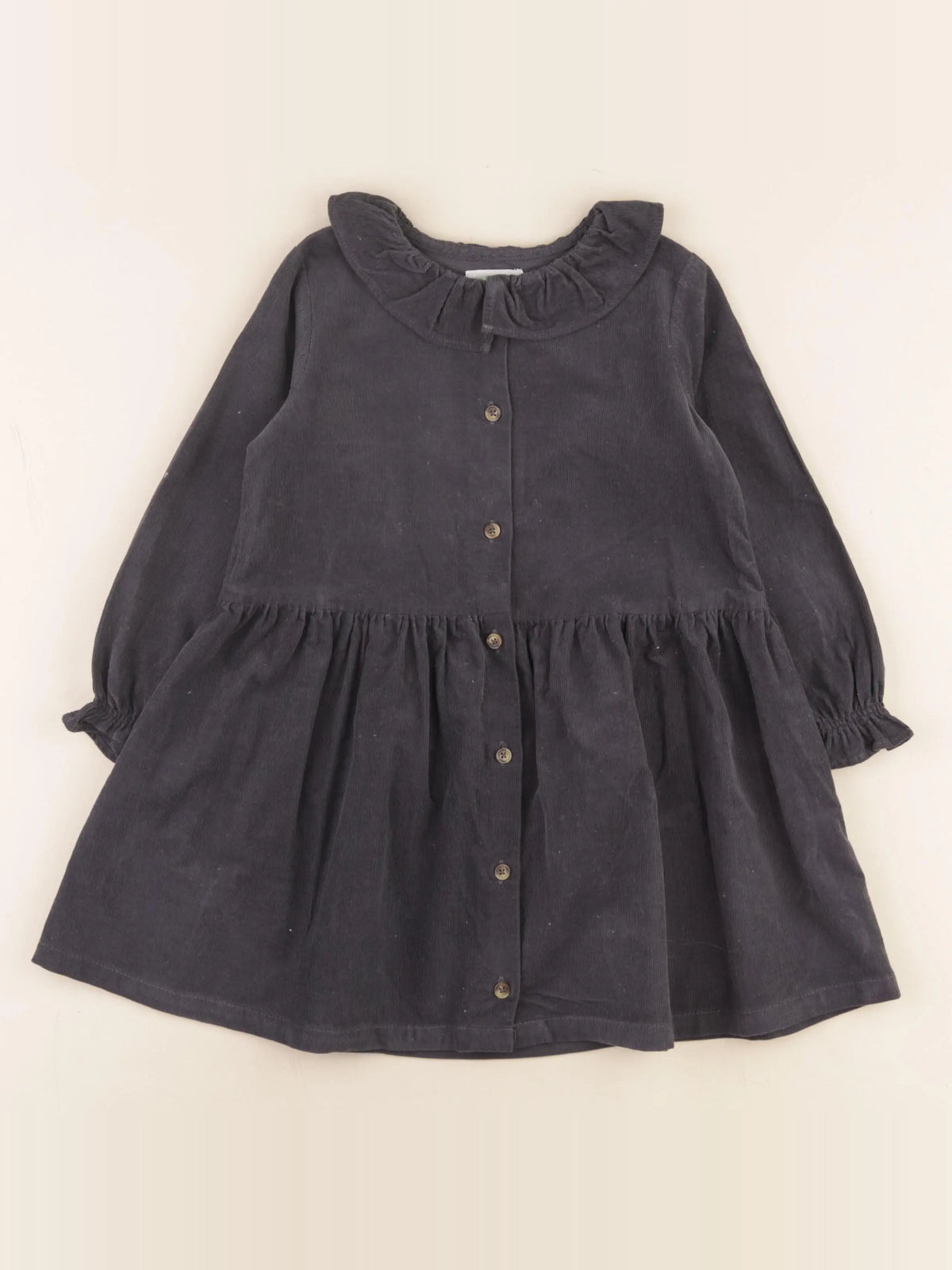 Vertbaudet - robe gris - 4 ans