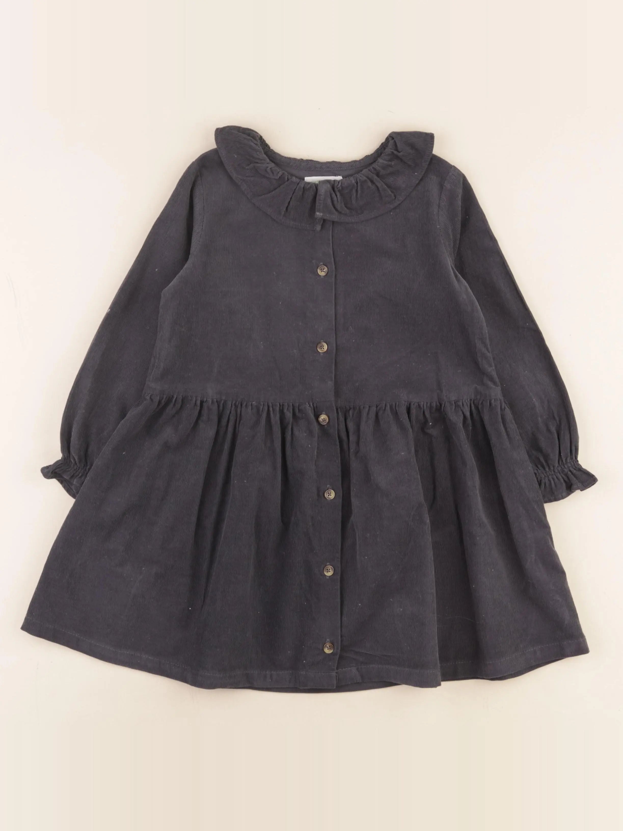 Vertbaudet - robe gris - 4 ans