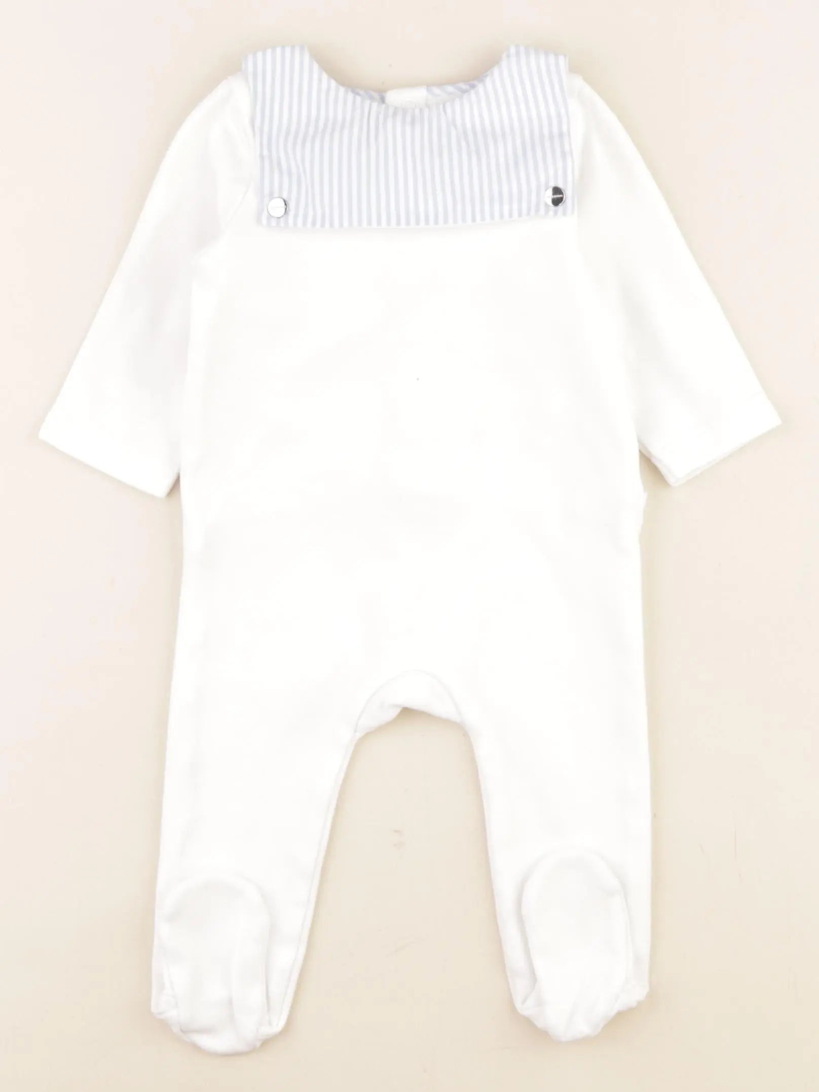 Jacadi - pyjama coton blanc - 6 mois