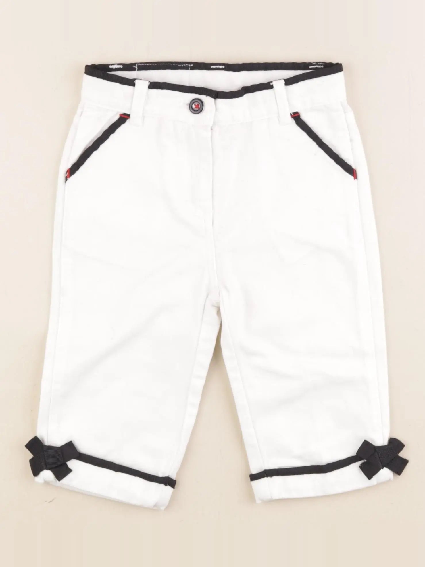 Jacadi - pantalon blanc - 12 mois