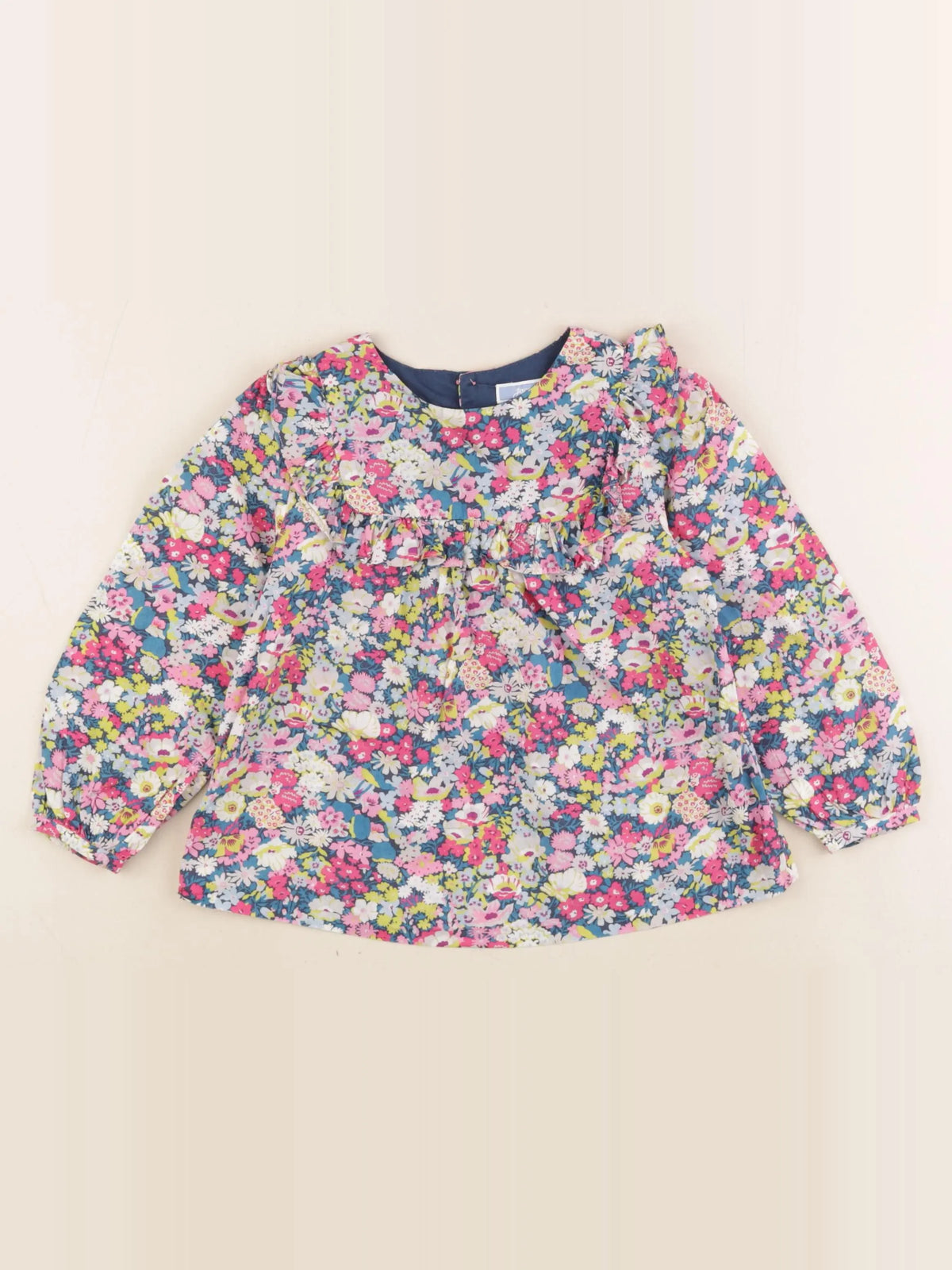 Jacadi - blouse liberty multicolore - 4 ans