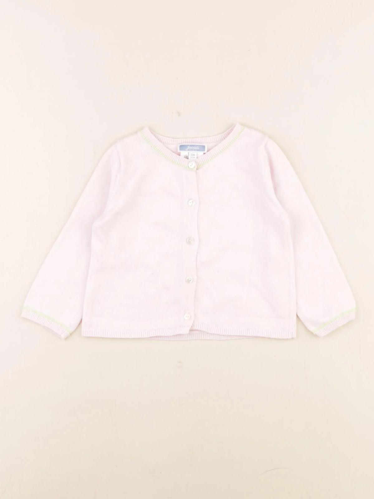 Jacadi - gilet rose - 12 mois