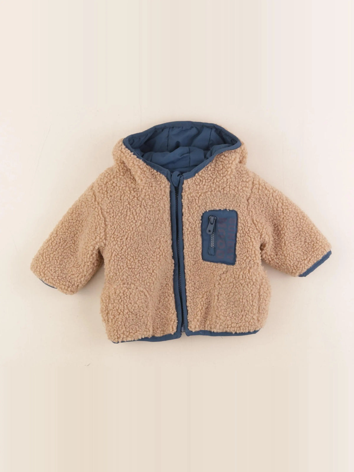 Vertbaudet - veste marron - 18 mois