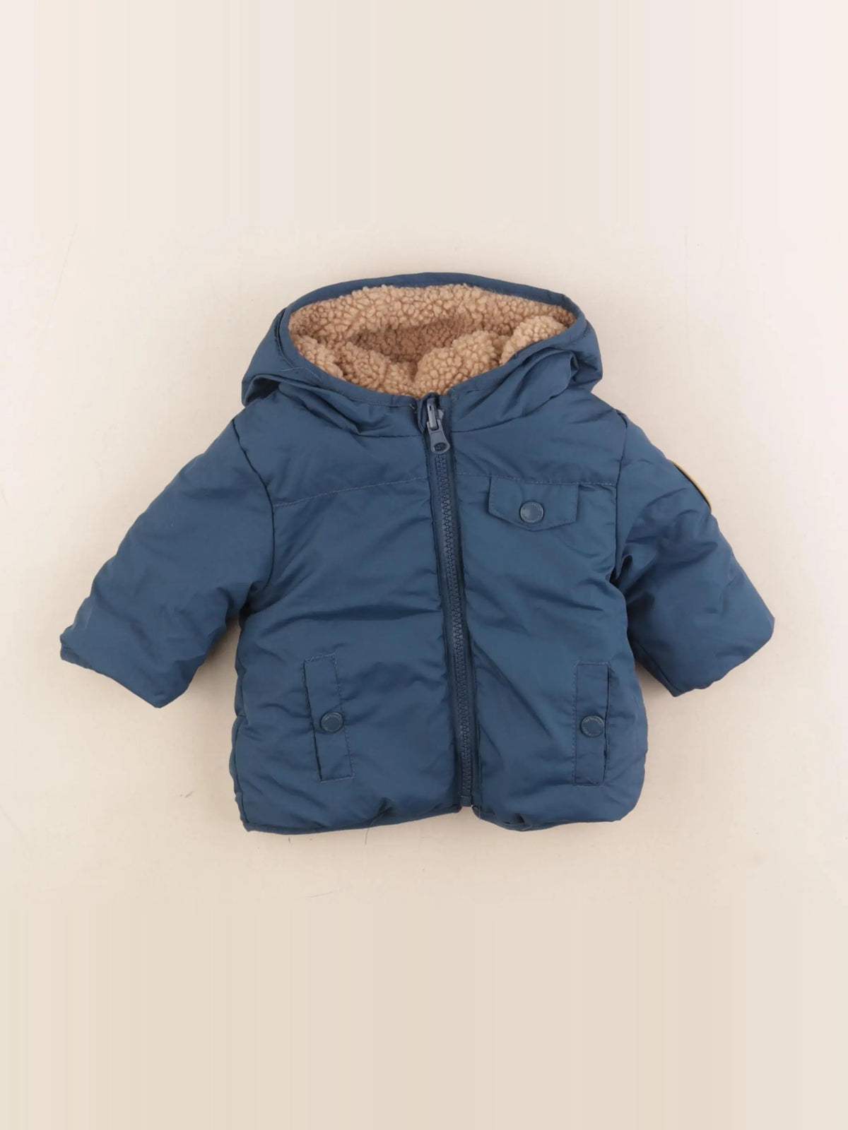 Vertbaudet - veste marron - 18 mois
