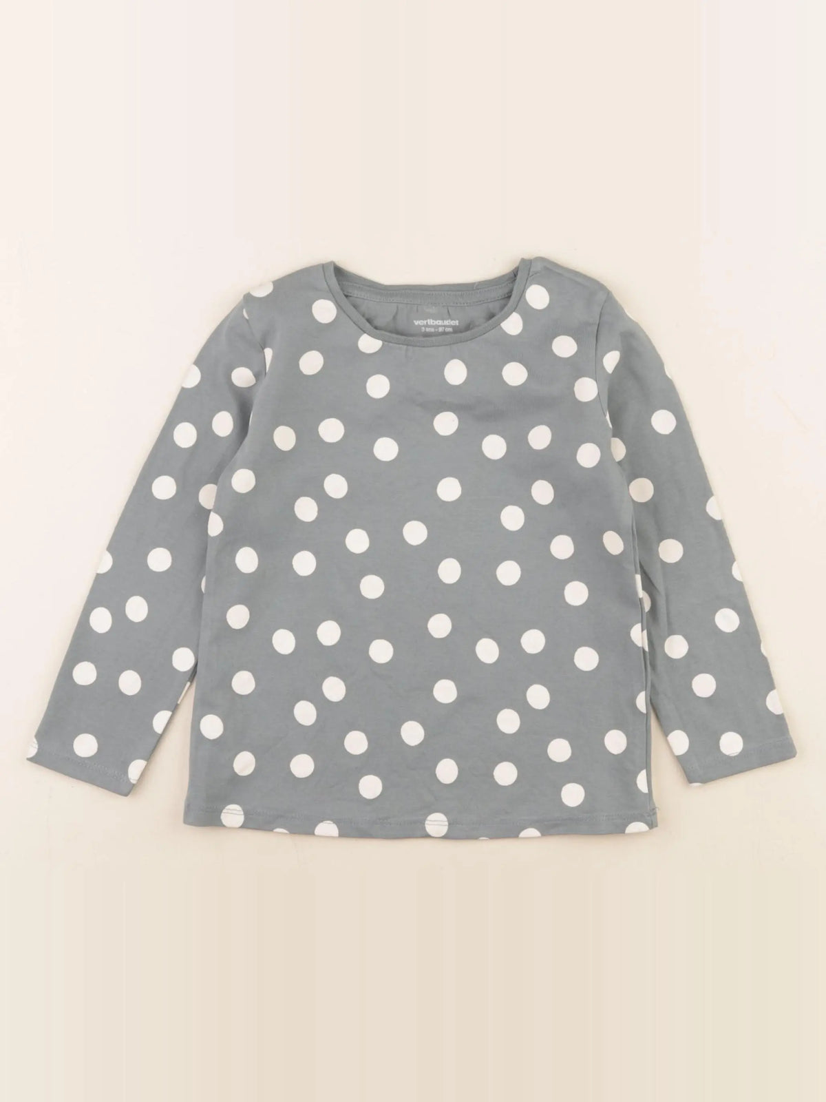 Vertbaudet - tee-shirt bleu - 3 ans