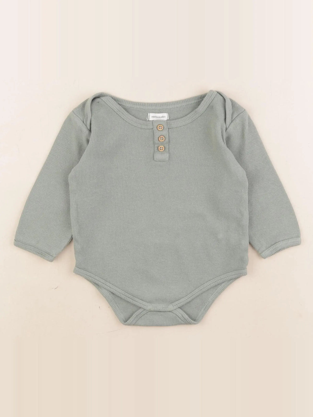 Vertbaudet - body vert - 18 mois