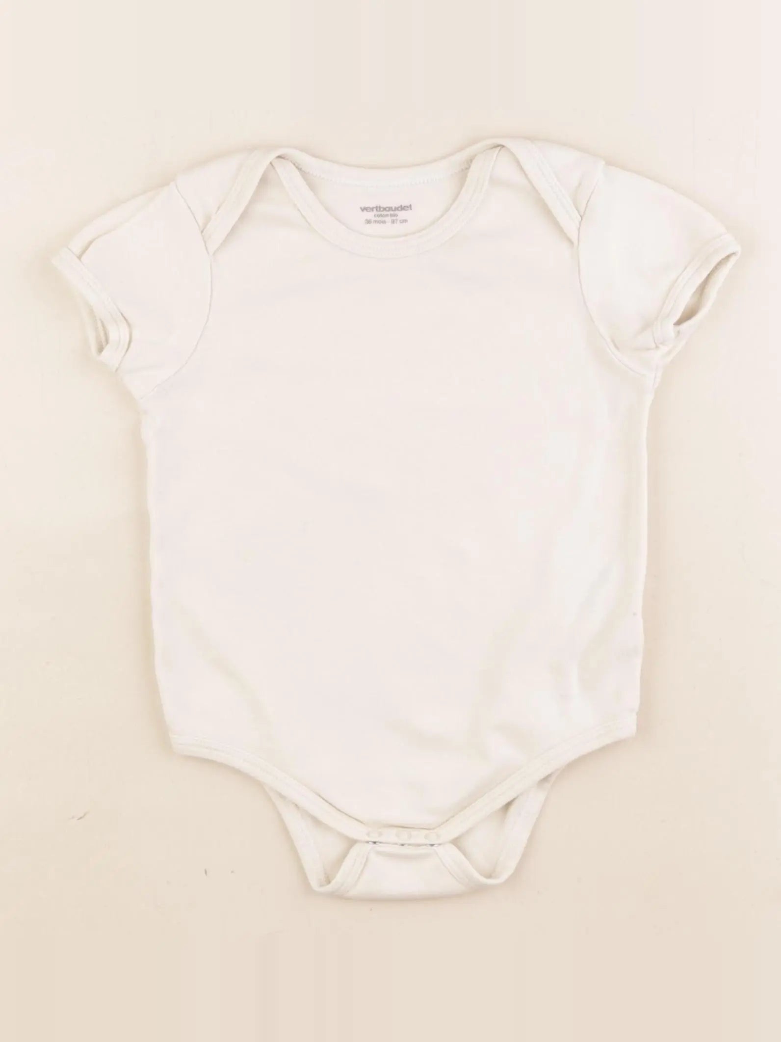 Vertbaudet - body beige - 36 mois