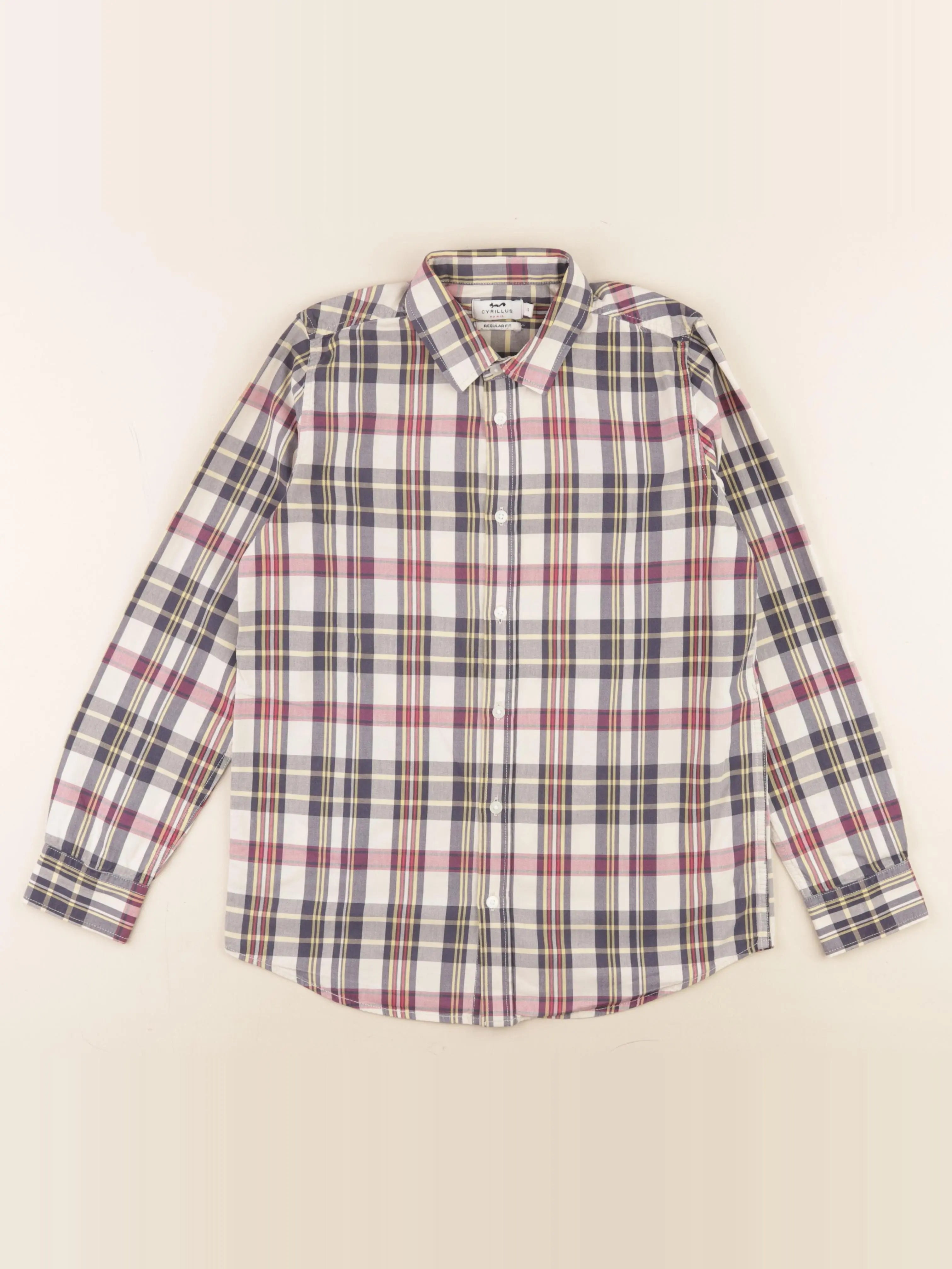 Cyrillus - chemise multicolore - 12 ans