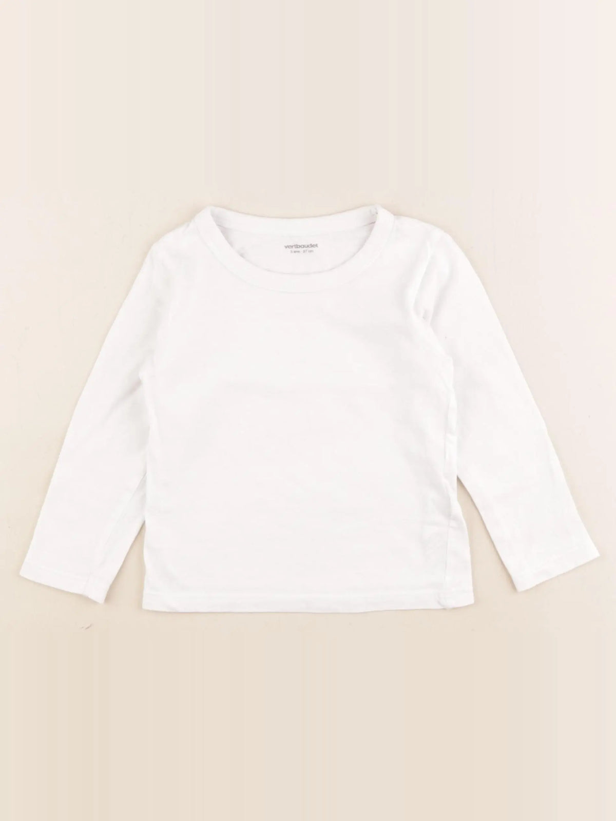 Vertbaudet - maillot de corps blanc - 3 ans