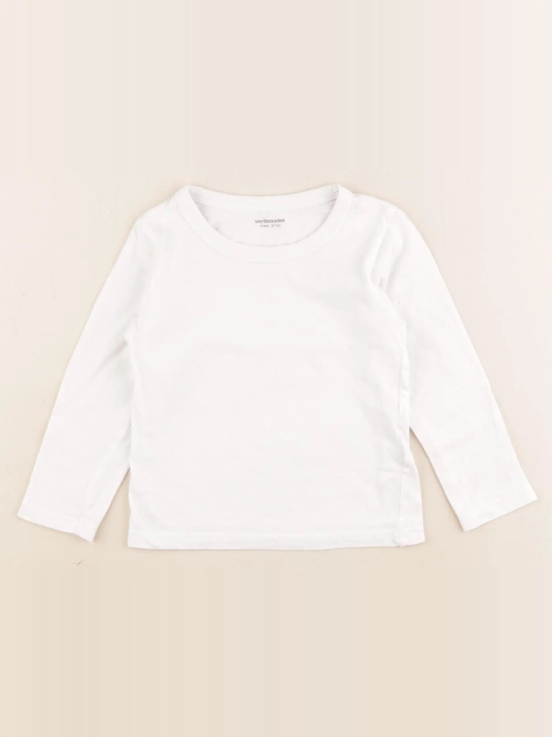 Vertbaudet - maillot de corps blanc - 3 ans