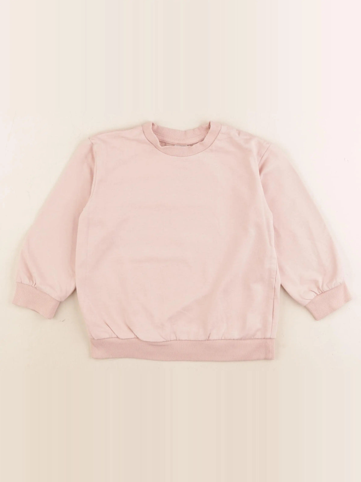 H&M - sweat rose - 3/4 ans