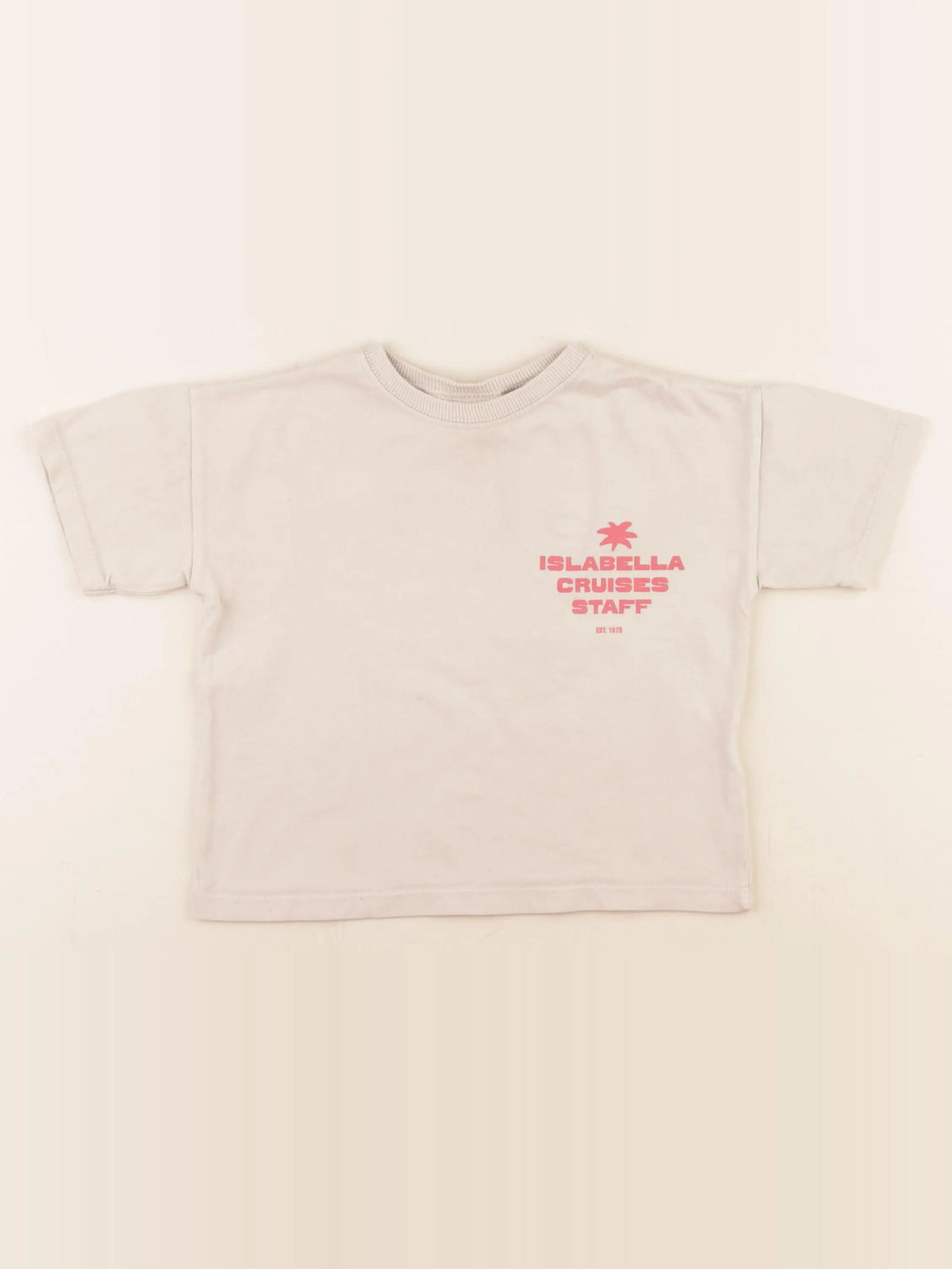 Zara - tee-shirt imprimé au dos beige - 2 ans
