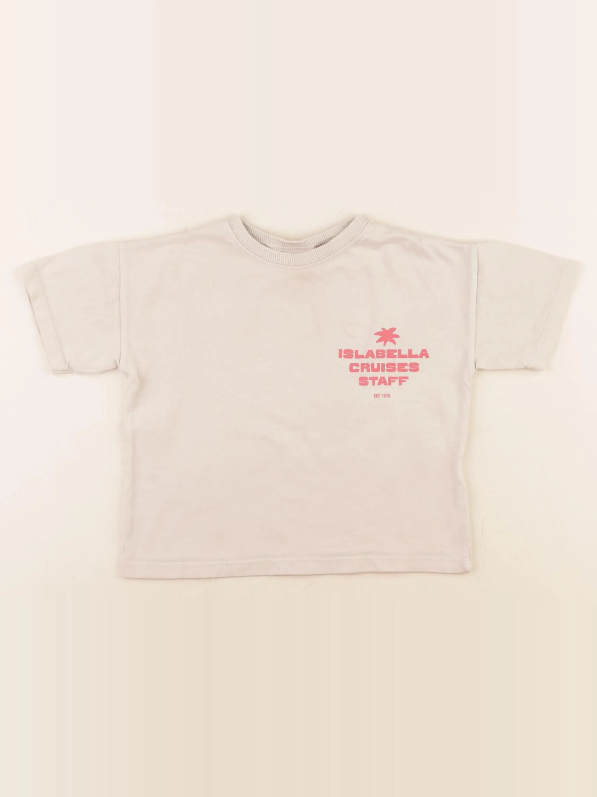 Zara - tee-shirt imprimé au dos beige - 2 ans