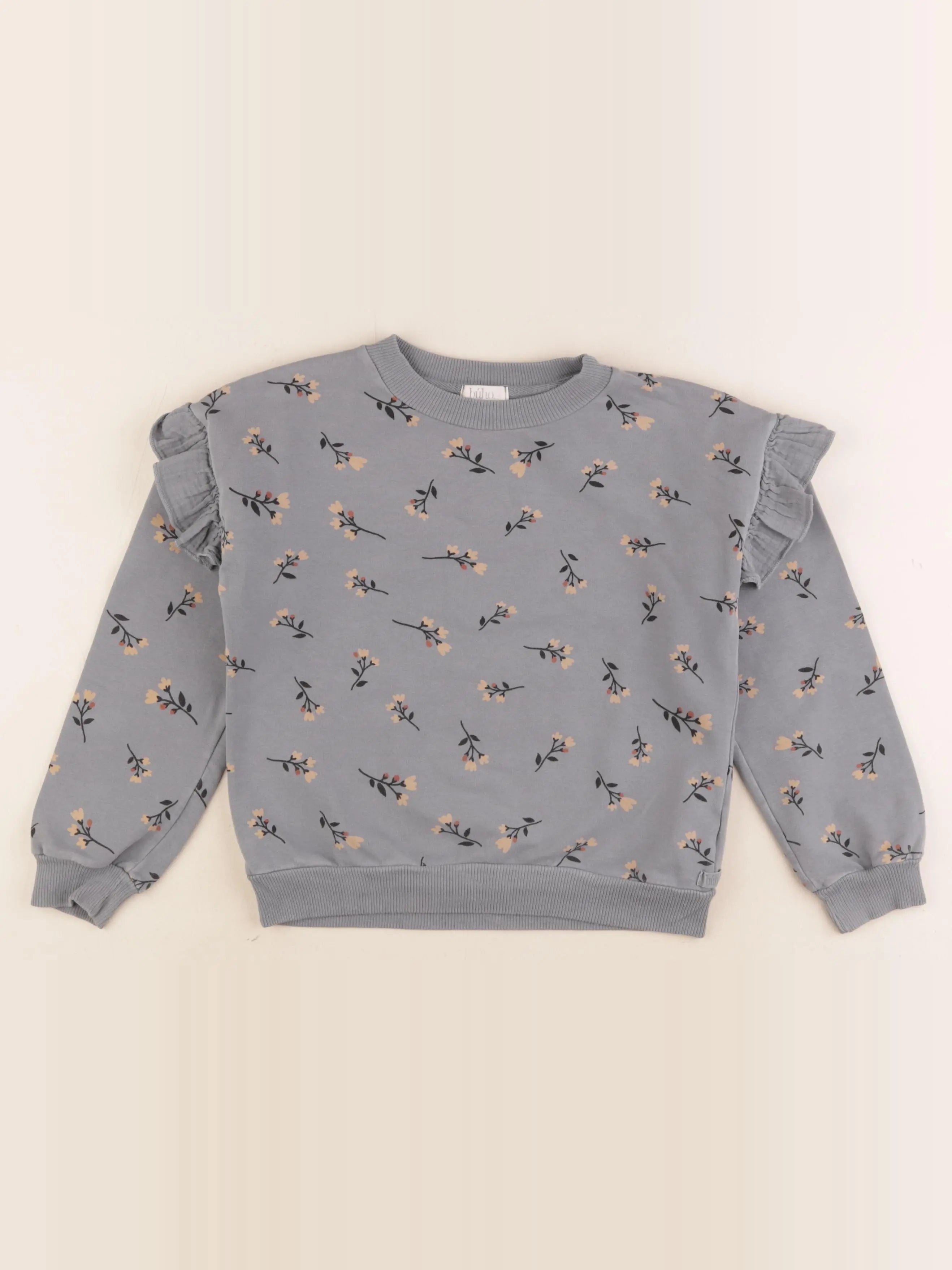Buho - sweat bleu - 5 ans