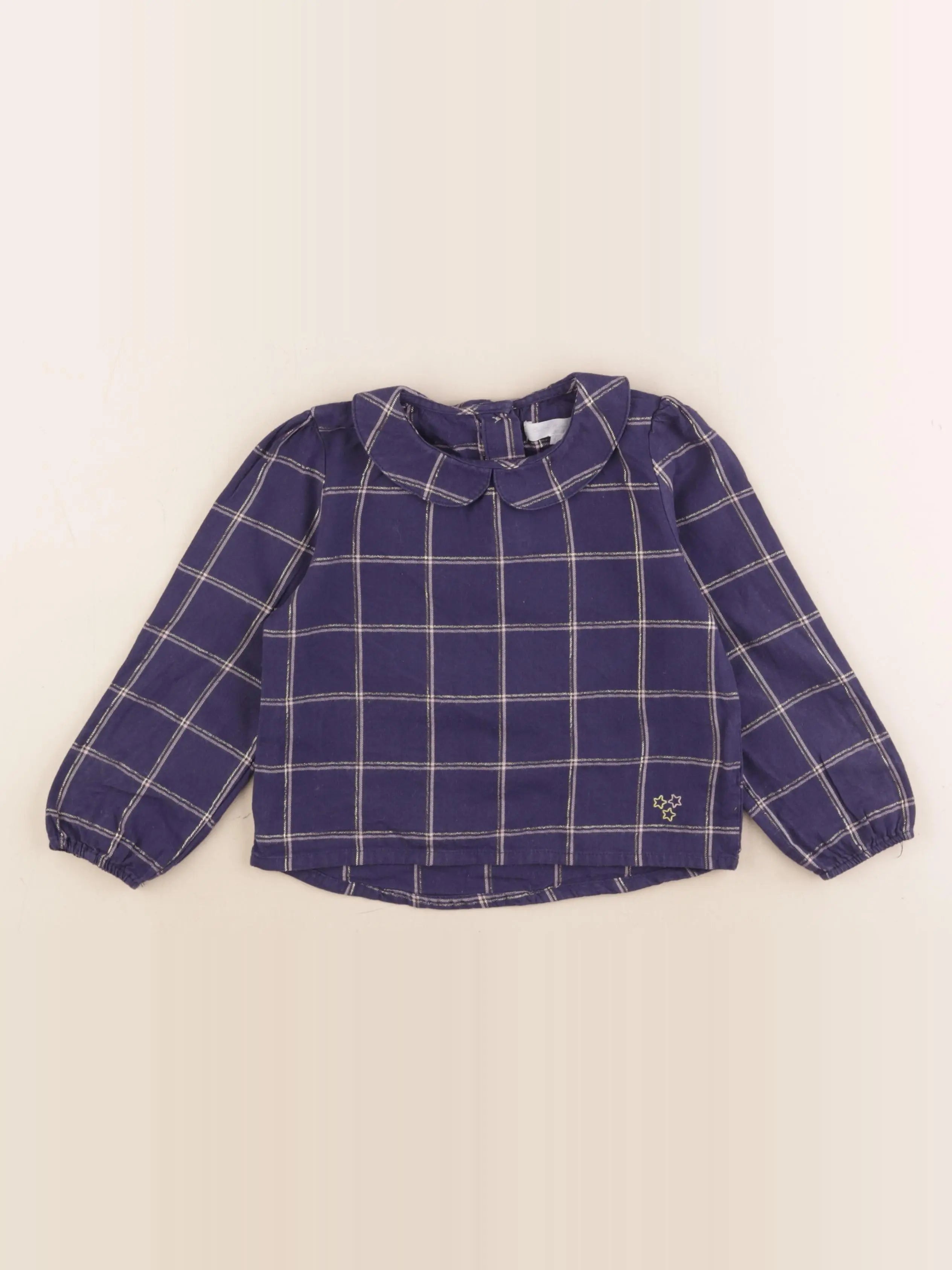 Cadet Rousselle - blouse bleu - 4 ans